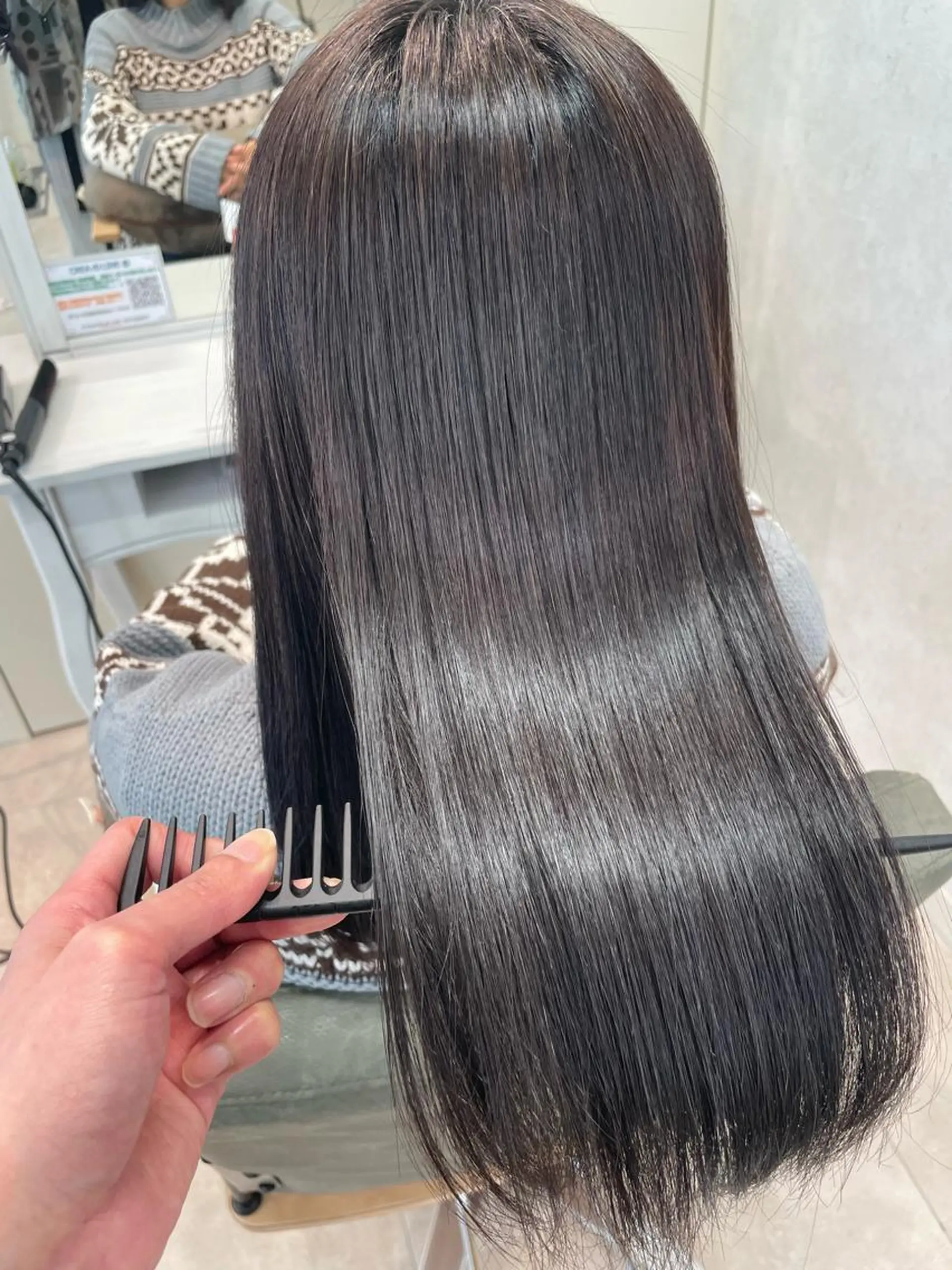 ロング カット ヘアカラー トリートメント ✨酸性ストレート✨ 南川だいさくのヘアスタイル