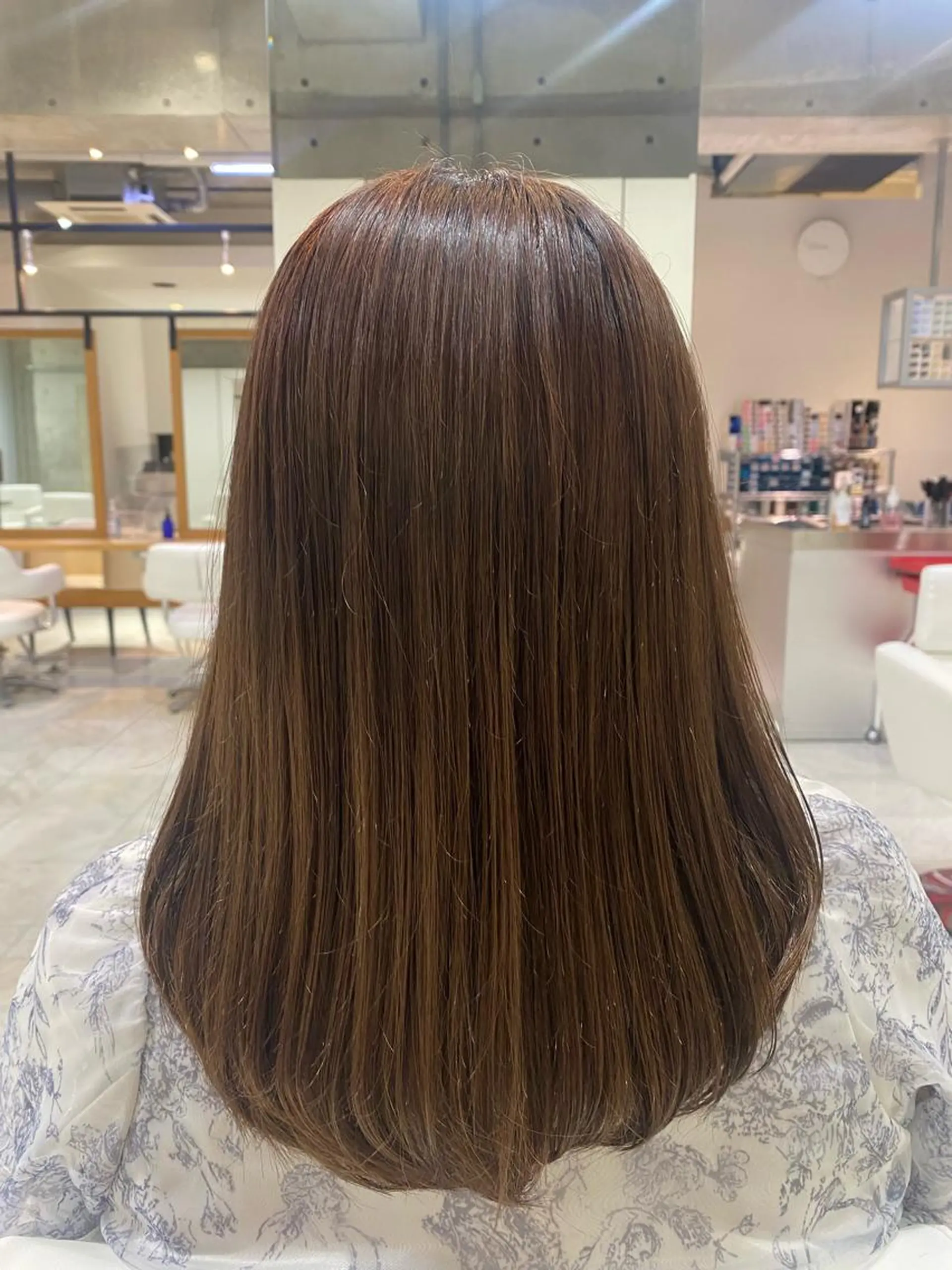セミロング 🌈🧡ヤマダ ヒロナ🌈🧡のヘアスタイル