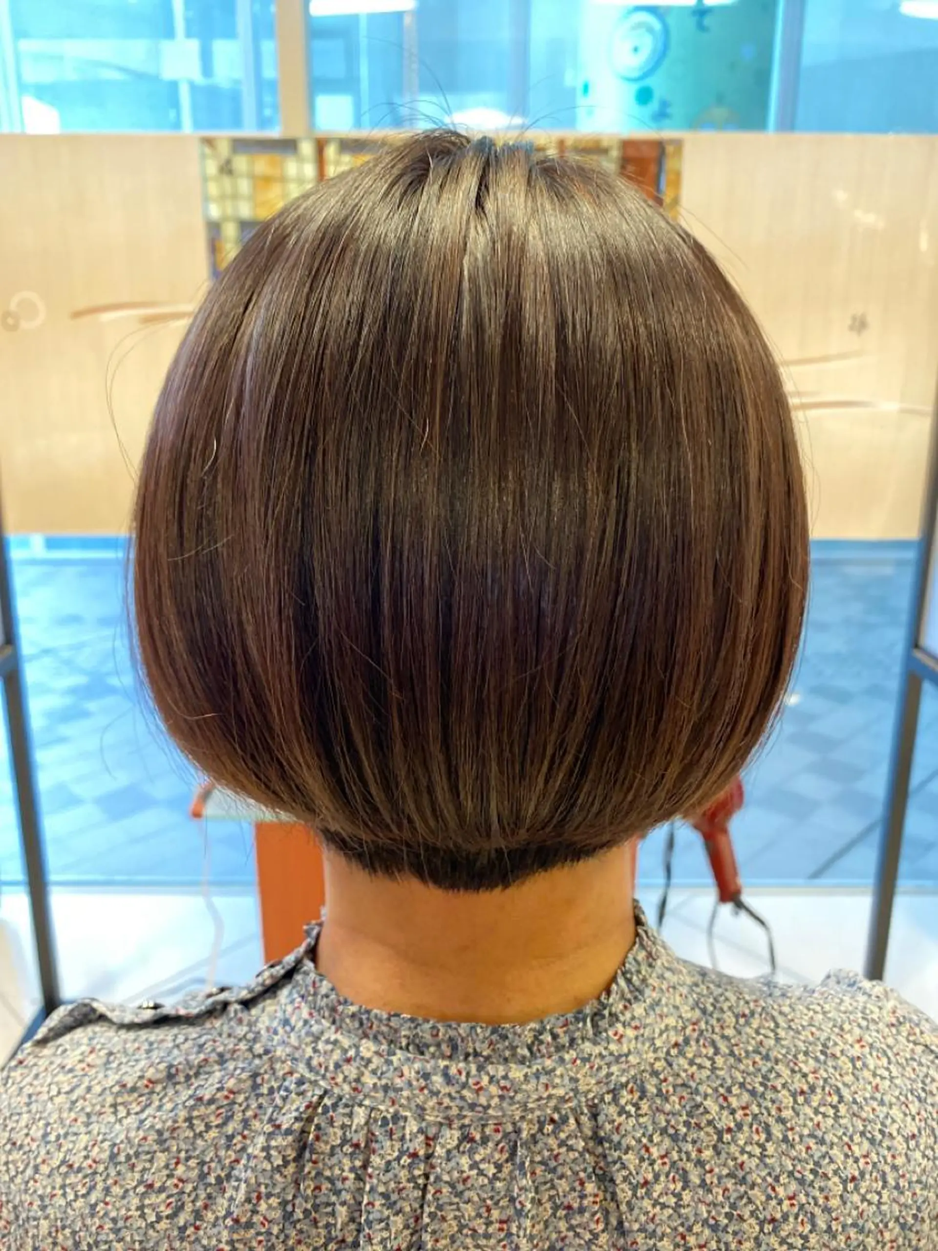 ショート カット ヘアカラー トリートメント へんみ みかのヘアスタイル