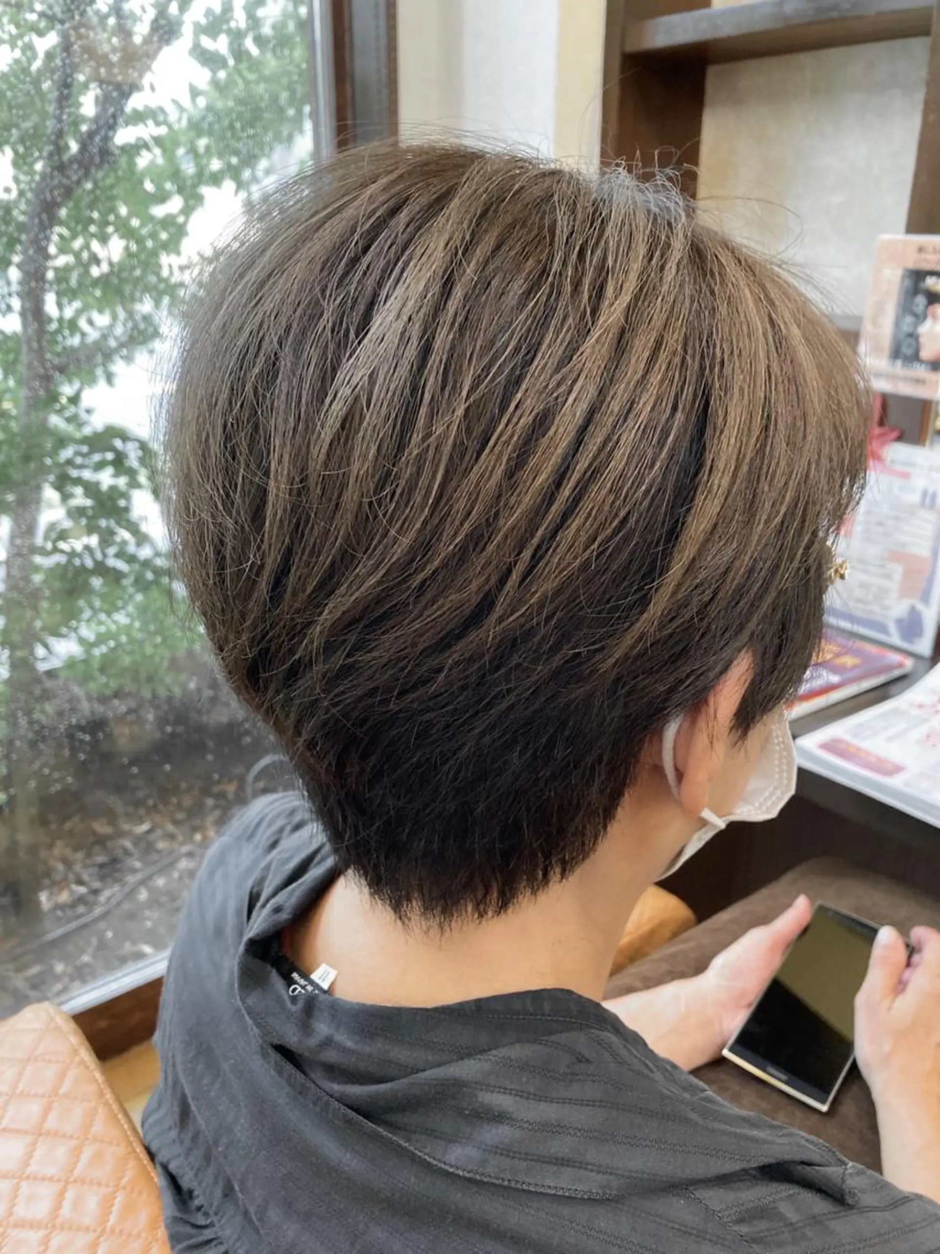 ショート ヘアカラー トリートメント WEST✂︎AKI HIRO✂︎大和高田のヘアスタイル