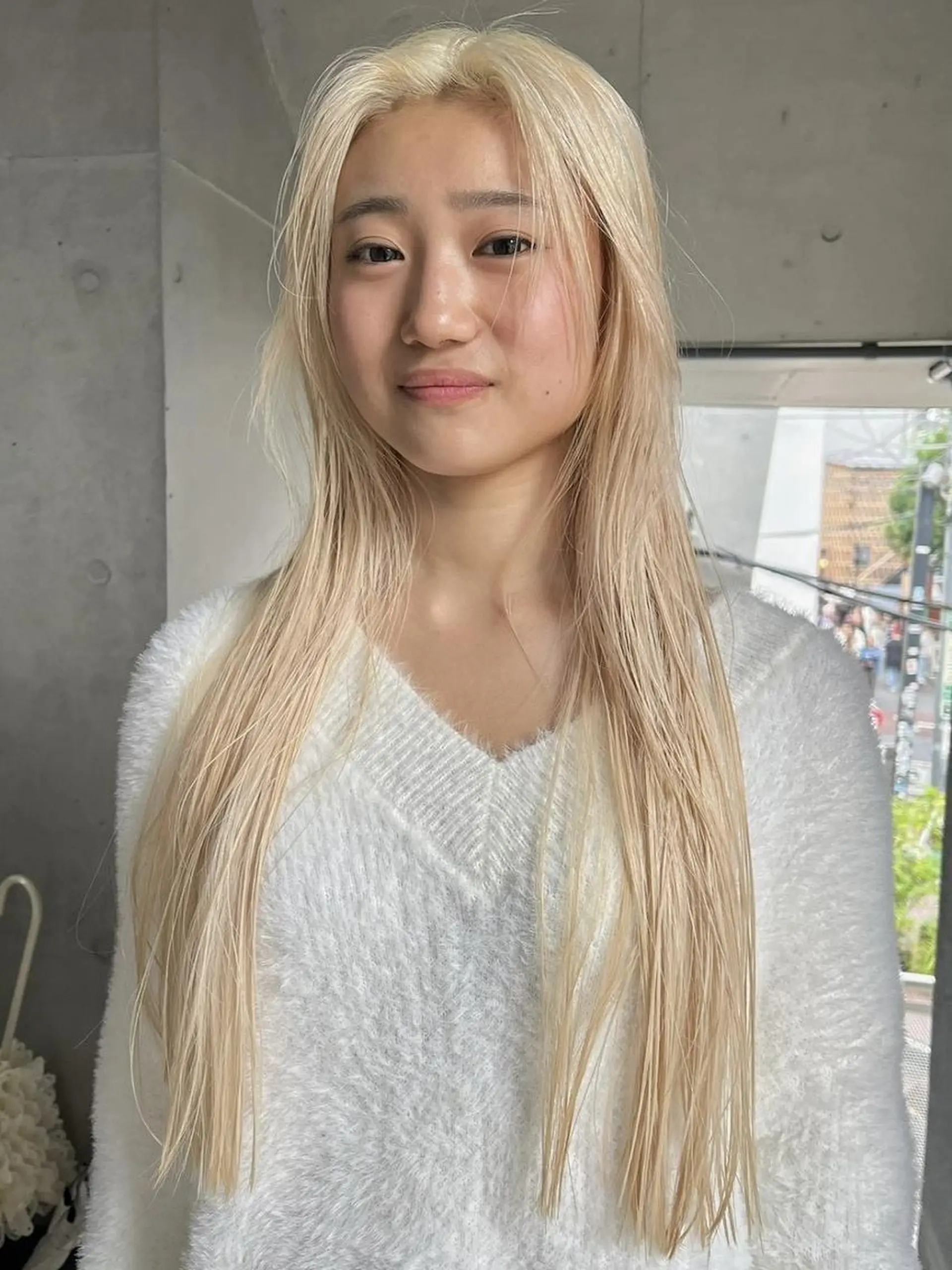 ロング ヘアカラー ARCANAブリーチ ダブルカラー🌟原宿のヘアスタイル