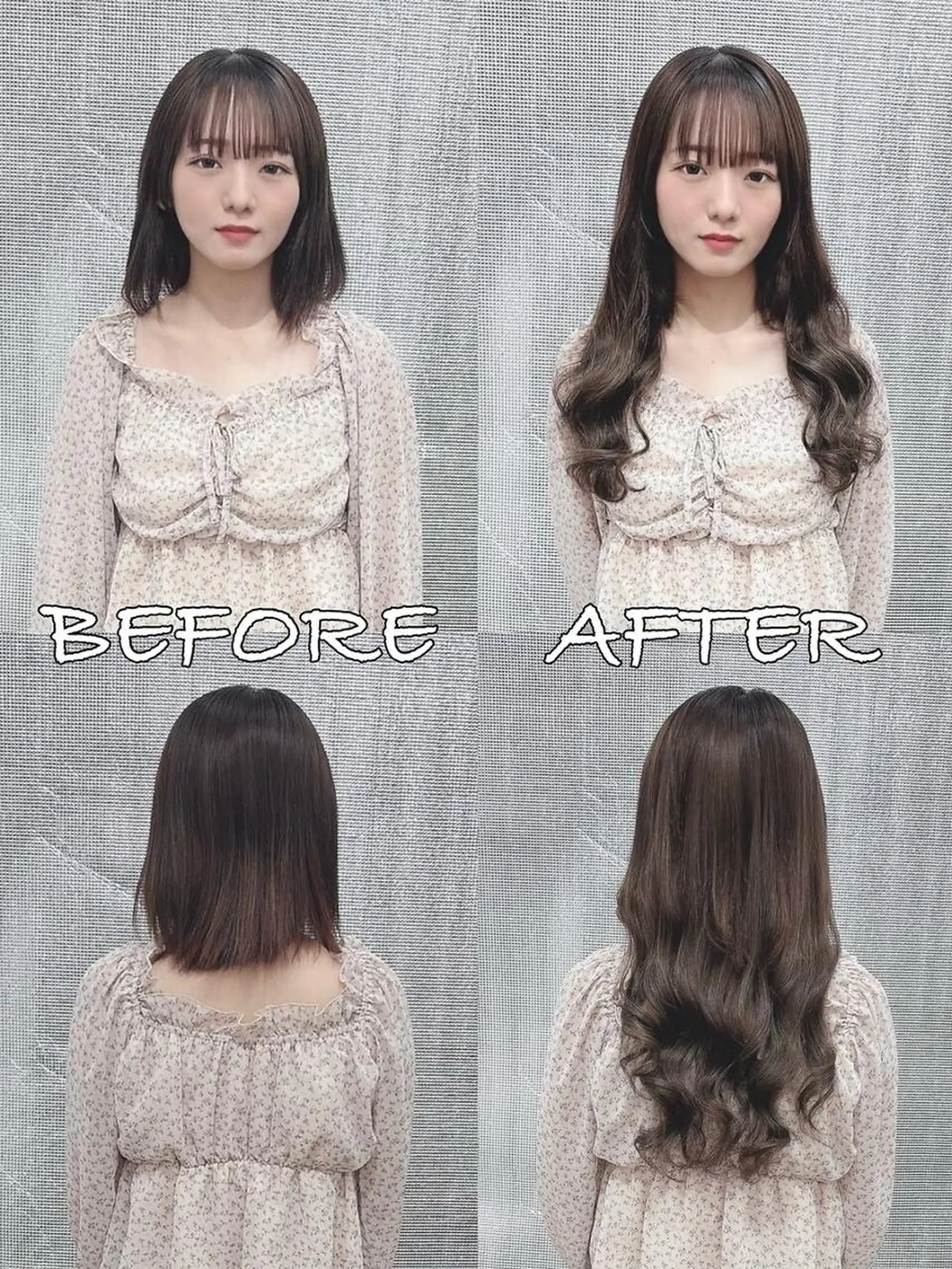 ロング ヘアアレンジ カラー シールエクステ バレイヤージュ ブリーチ ケアブリーチ ダブルカラー LIP 大阪本店 エクステ 堀谷和孝のヘアスタイル