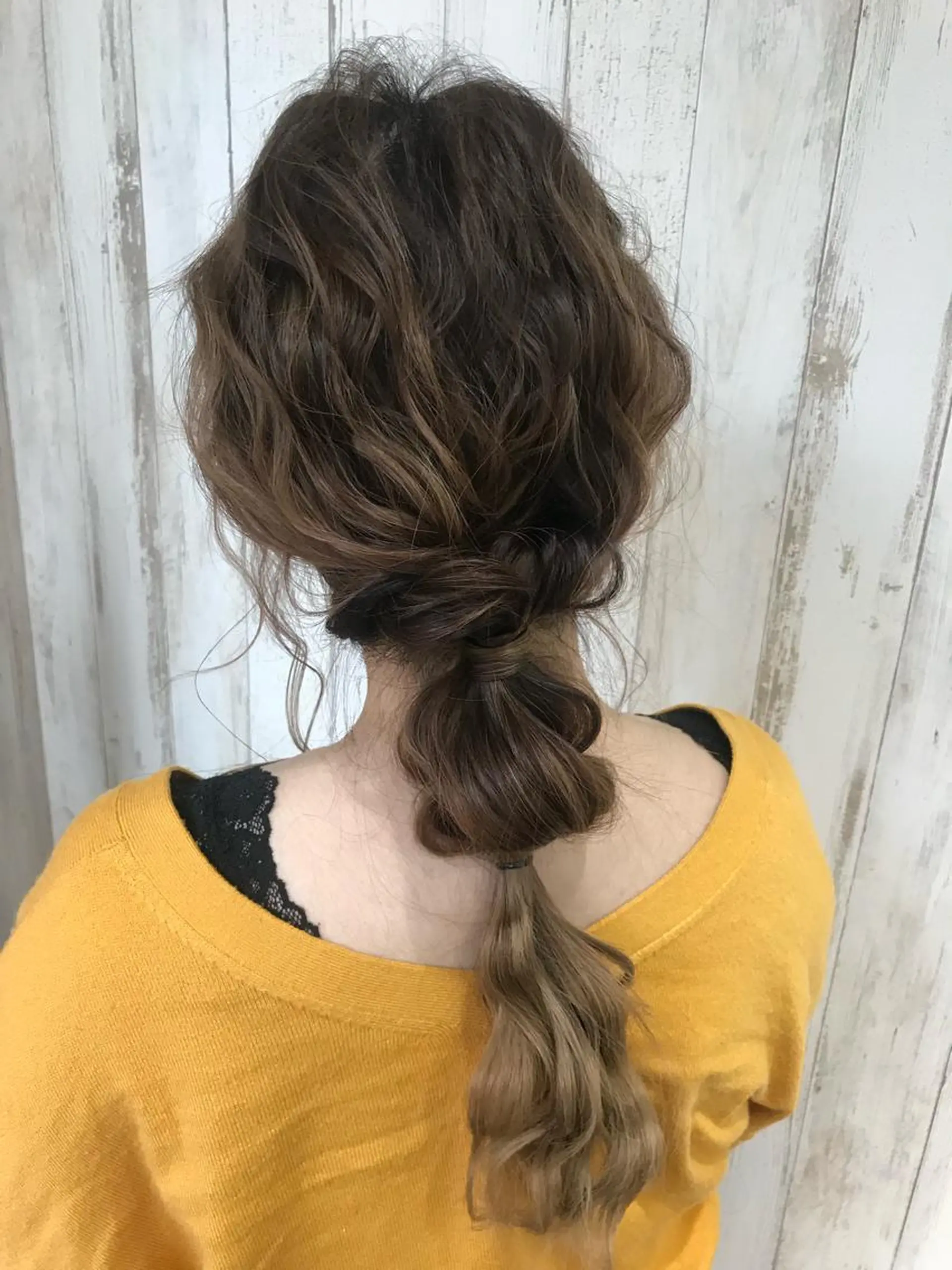 ヘアアレンジ HAIR&MAKE.sia所属・心斎橋韓国ボブ 好原良真のヘアスタイル