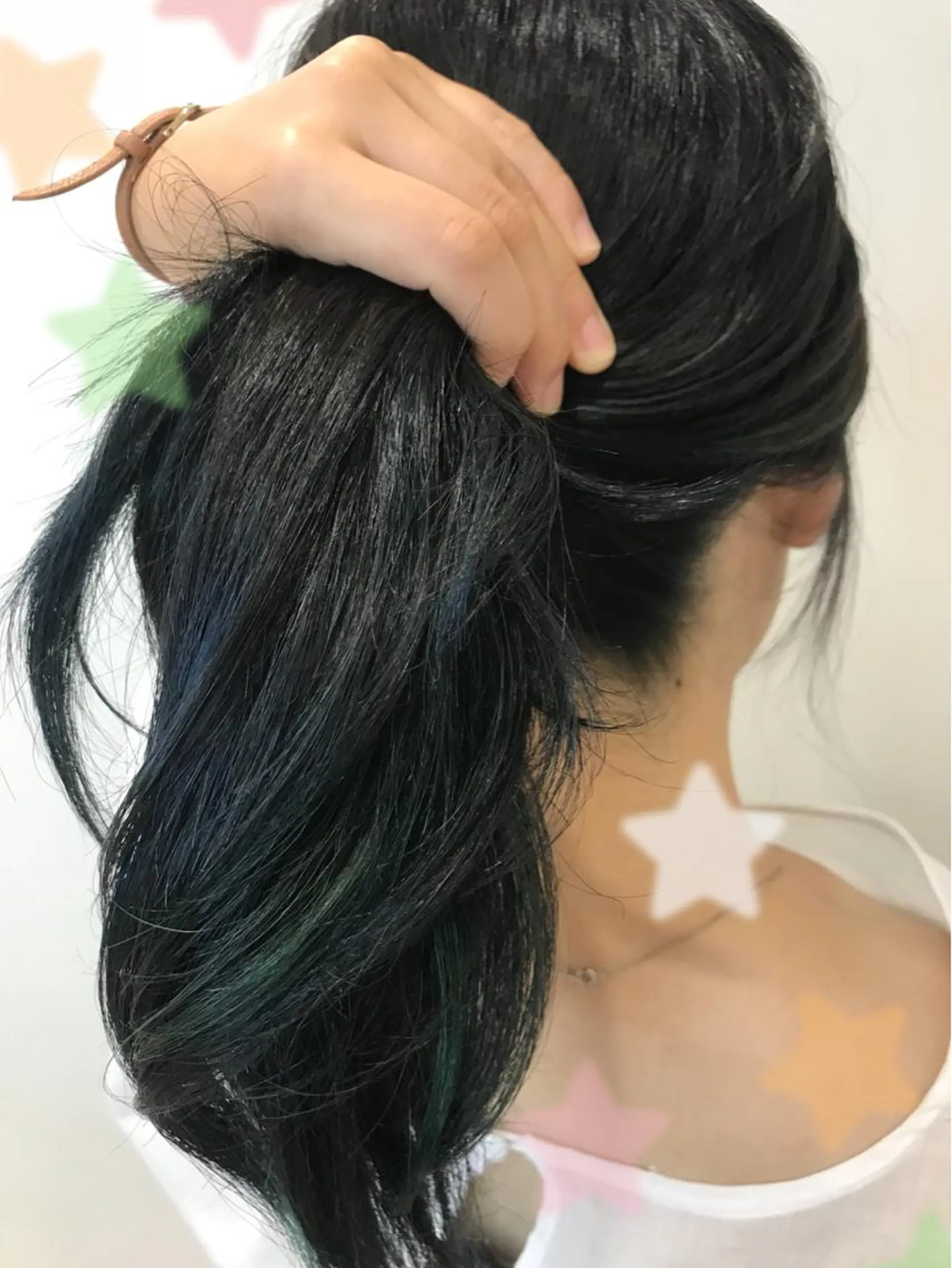 ミディアム カラー ブルーカラー ハイライトカラー ハイライト EMANON新宿東口所属・新宿駅近♡個室 ♡関口三都季🌜のヘアスタイル