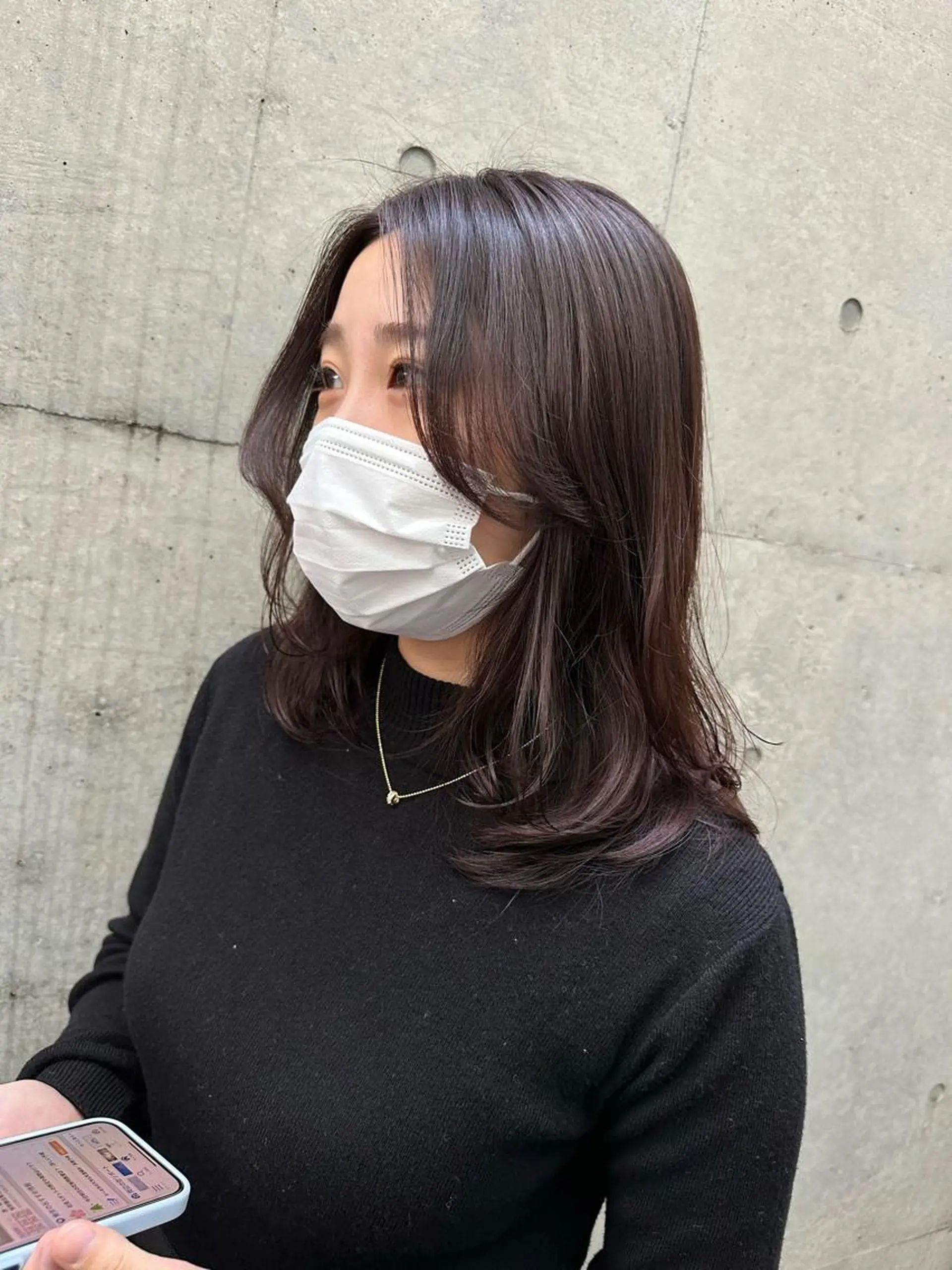 ミディアム パーマ 表参道美容師 ぶんじのヘアスタイル