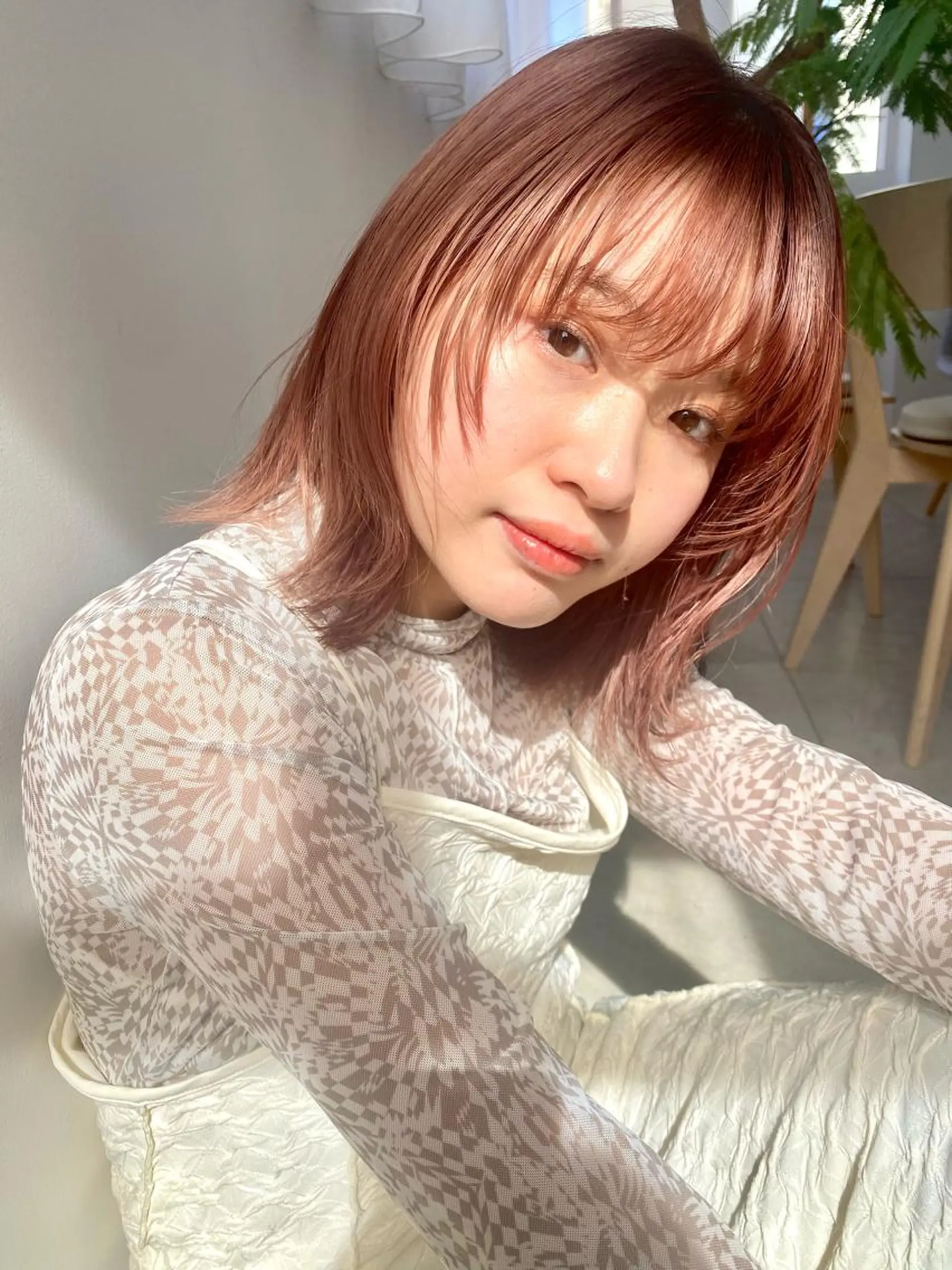 セミロング カラー ダブルカラー イルミナカラー CARICIA🌱 masaeのヘアスタイル