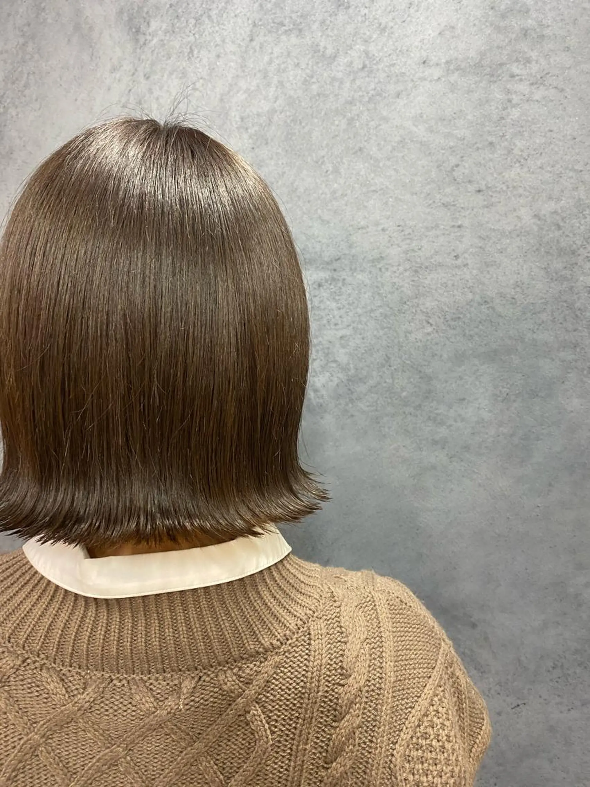 ミディアム カラー ヘアアレンジ メンズ キッズ ネイル マツエク・マツパ 透明感カラー🤎 ゆりのヘアスタイル