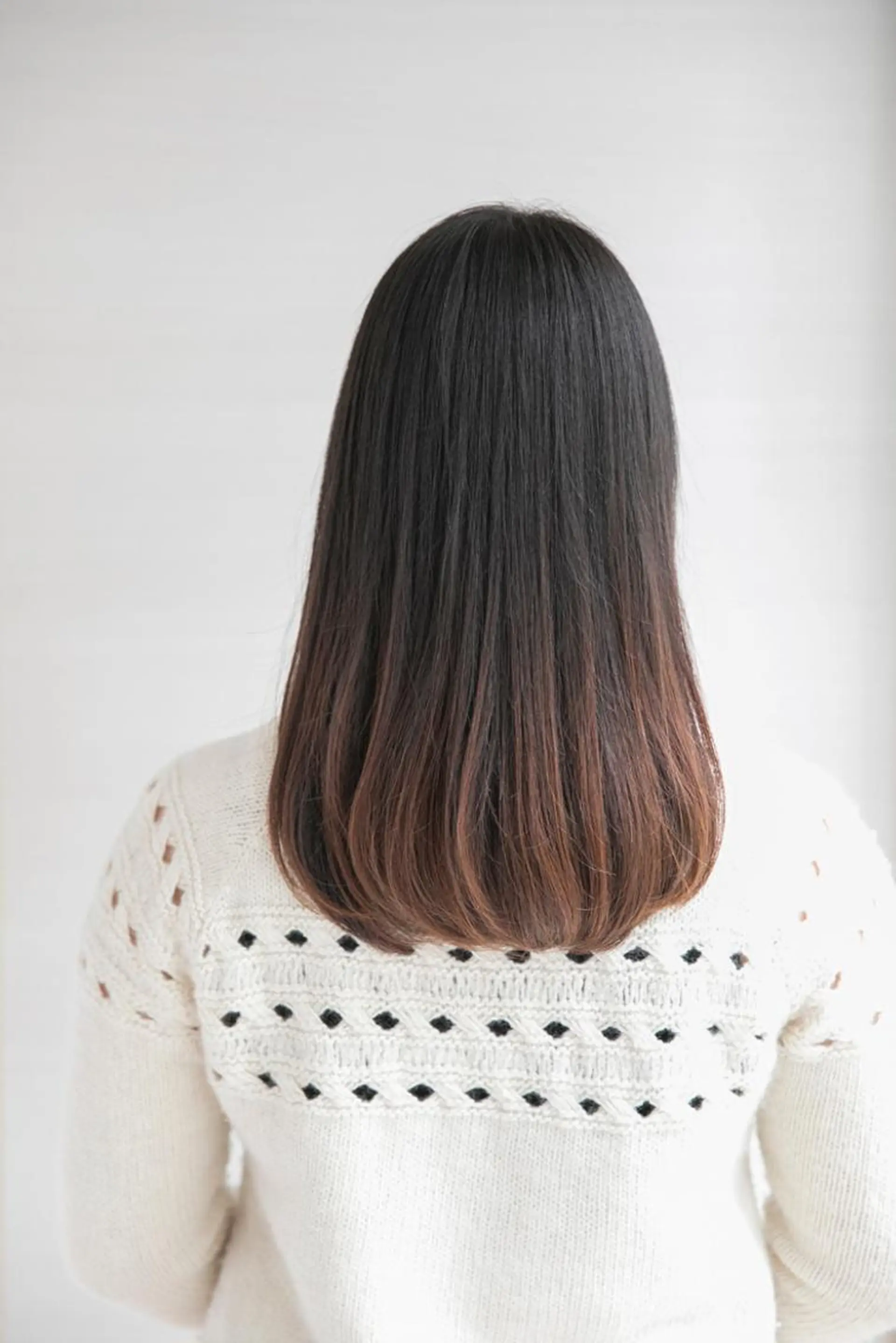 ロング カット 縮毛矯正 トリートメント ヘッドスパ 横手 愛美のヘアスタイル