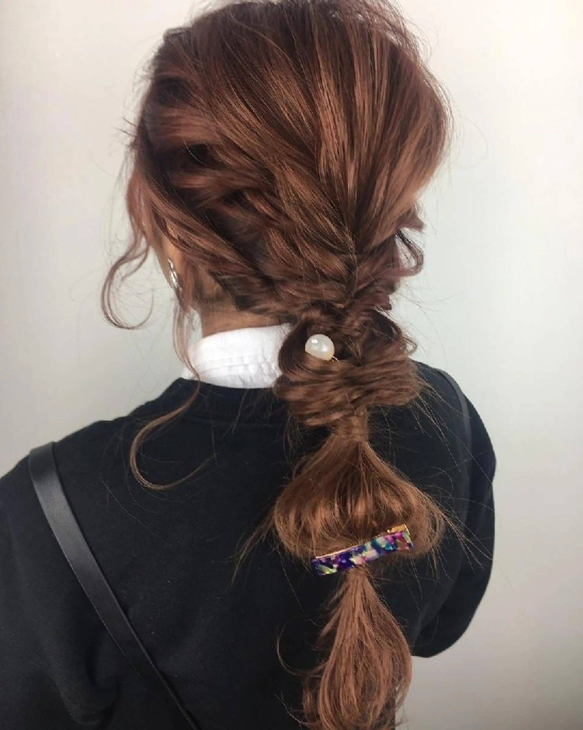 ロング パーマ カラー ヘアアレンジ メンズ キッズ ネイル マツエク・マツパ 中津No.1髪質改善 店長✨透ける暗髪のヘアスタイル