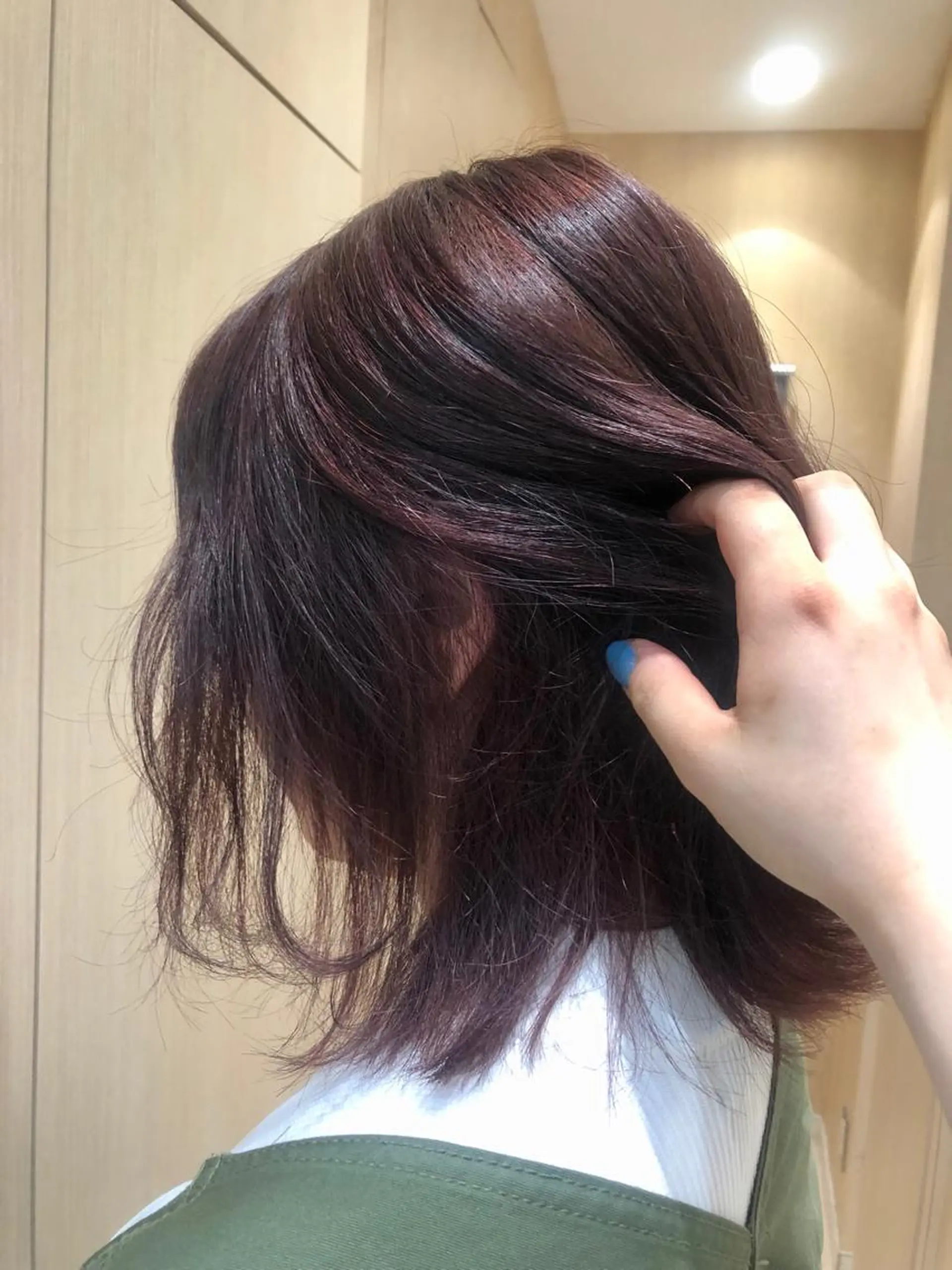 ミディアム カラー ヘアアレンジ 韓国ヘアメイク🎀/ 縮毛矯正✨山本媛香のヘアスタイル