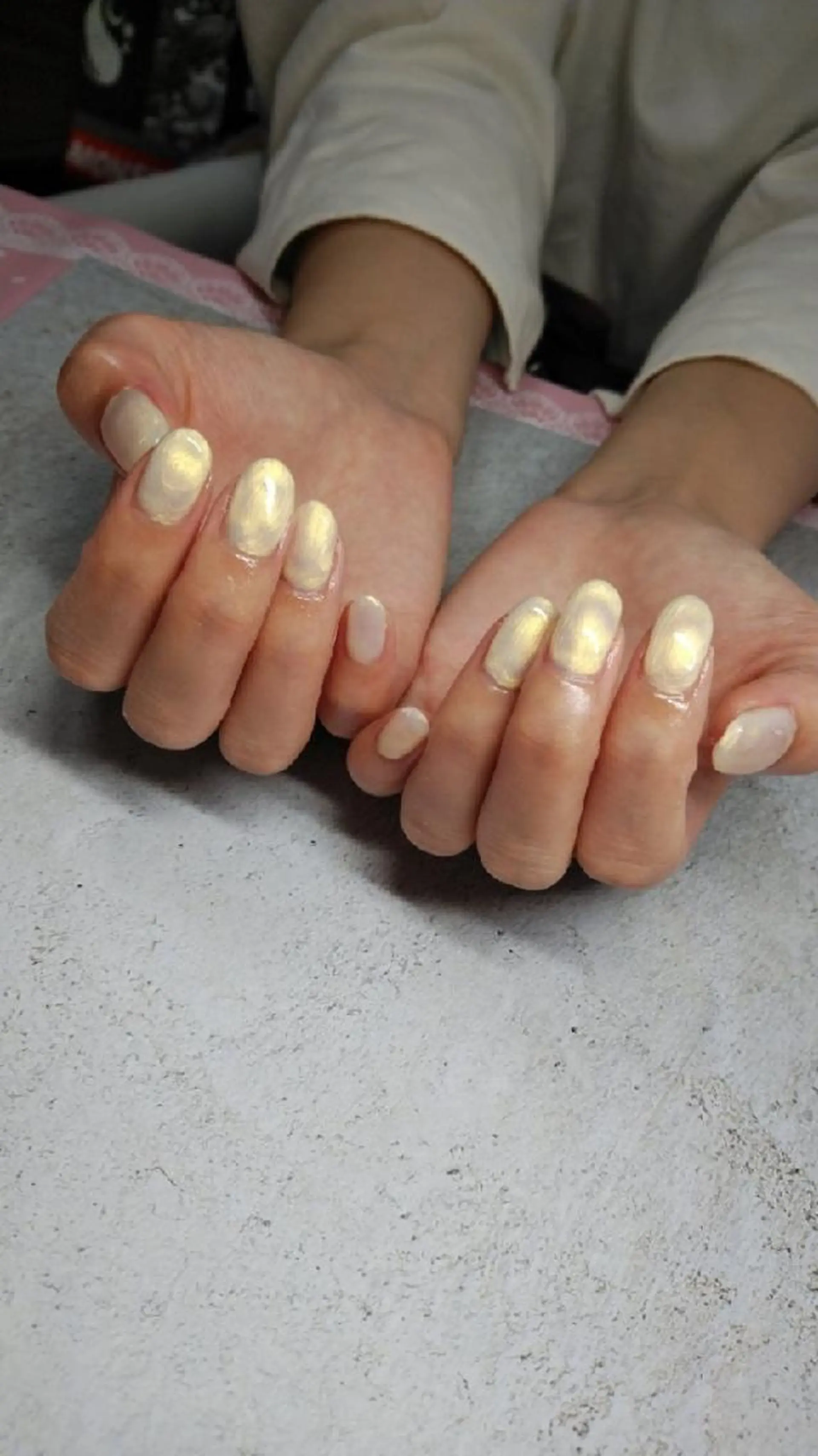 ネイル キラキラネイル ラメ(グリッター) ワンカラーネイル Nail salon Yuliyのネイルデザイン