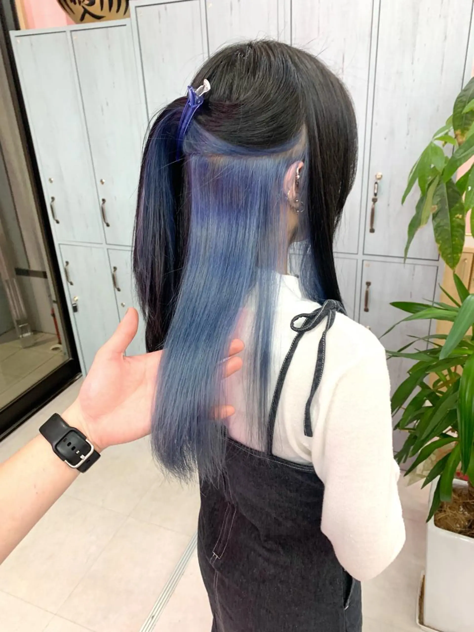 セミロング アッシュ アッシュグレー アッシュグレージュ ミストバング ピンクブラウン ヘアカラー トリートメント ハイトーン髪質改善 🎀🐰堀川智史🎀のヘアスタイル