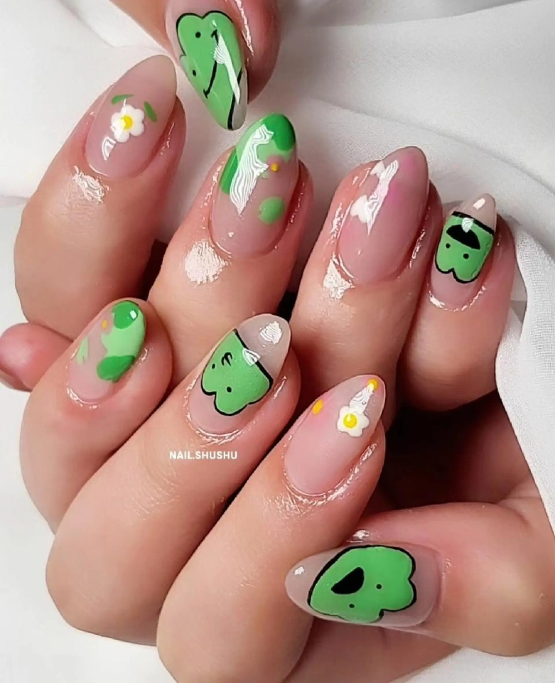 ネイル 持ち込み ニュアンスネイル ワンカラーネイル シンプルネイル 夏ネイル 3dパーツ/流行り 👧shushu❤️のネイルデザイン