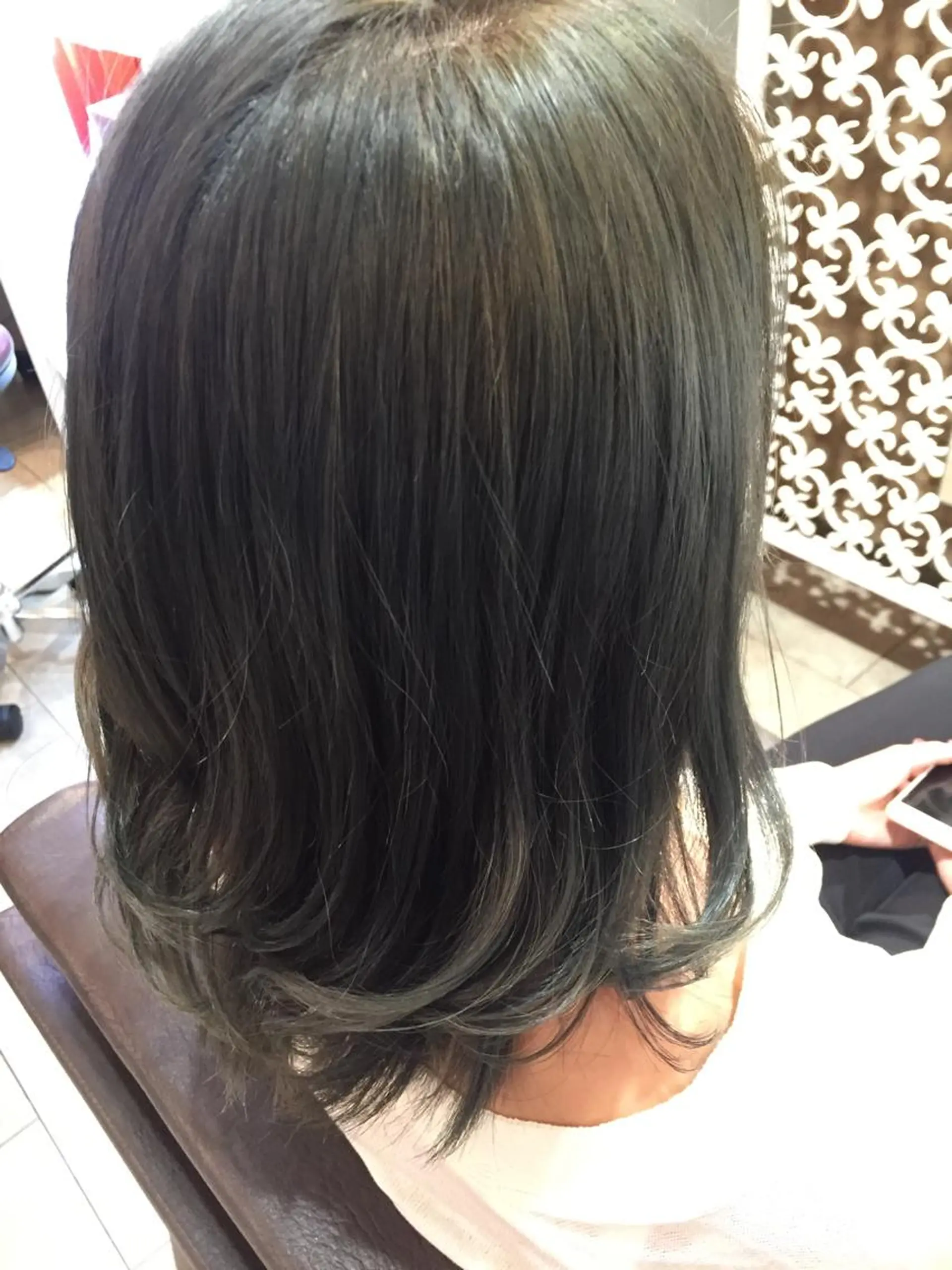 ミディアム カラー ダブルカラー グレージュ 外国人風カラー 髪質改善/痛ませ ないカラー/西村航大のヘアスタイル