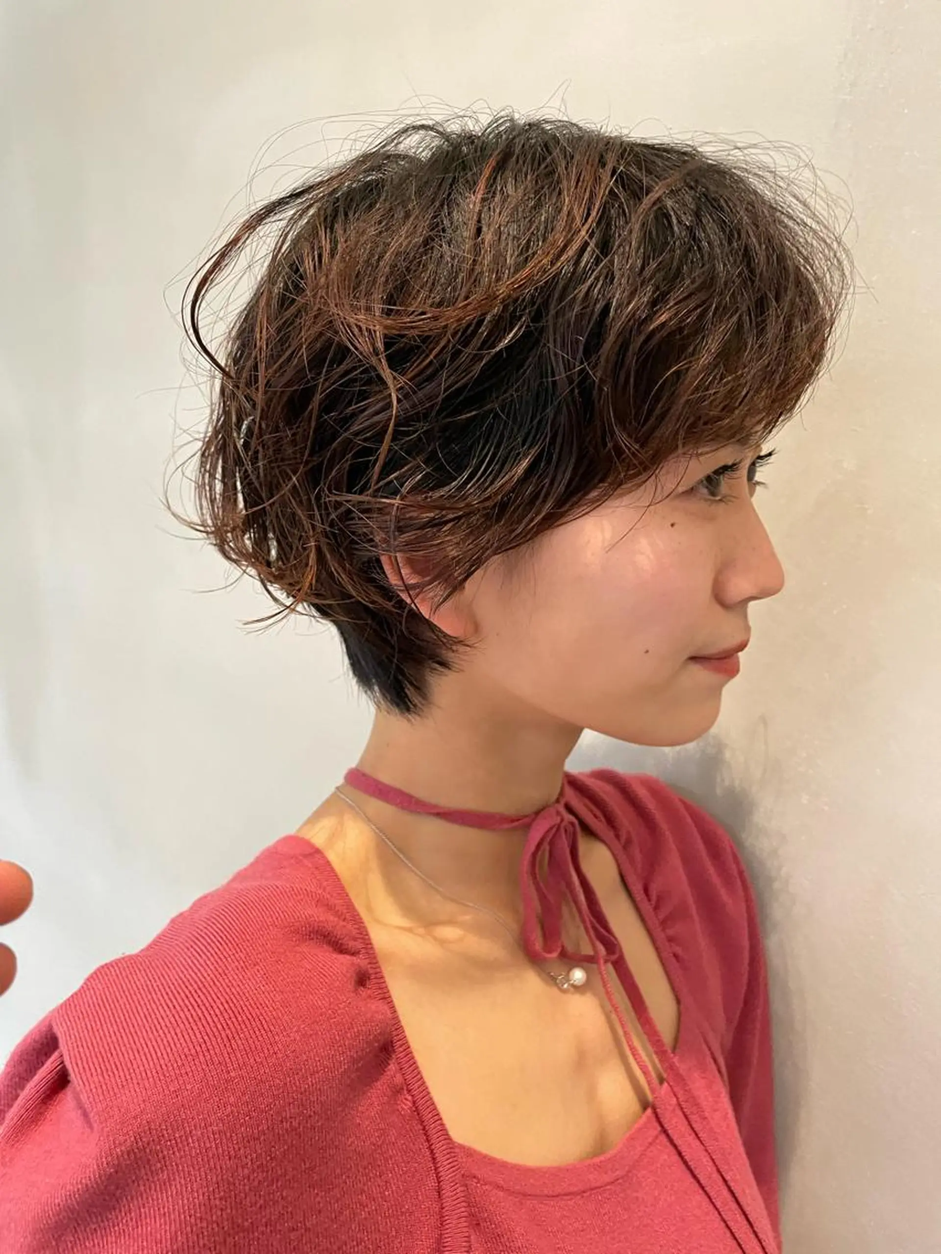 ショート パーマ tuna   トゥナ所属・藤川 暖士のヘアスタイル