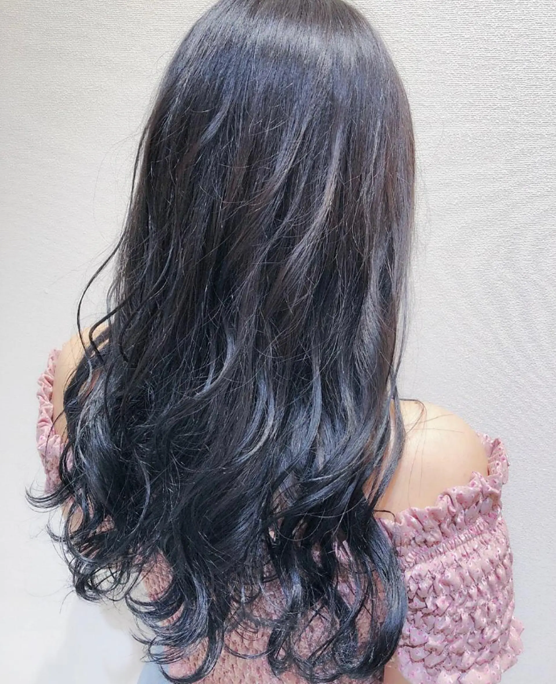 ロング カラー グレージュ ネイビーカラー 完全美髪特化 髪質改善/島　悠輔のヘアスタイル