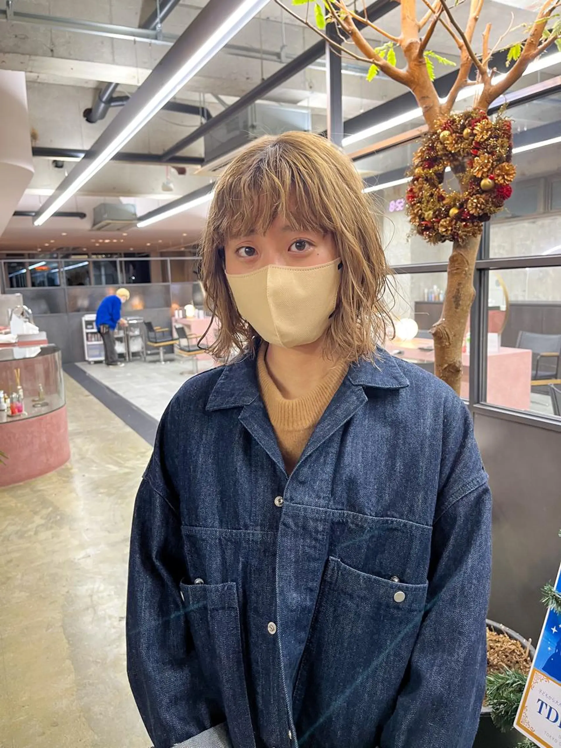 ミディアム カット パーマ 中江 友哉のヘアスタイル