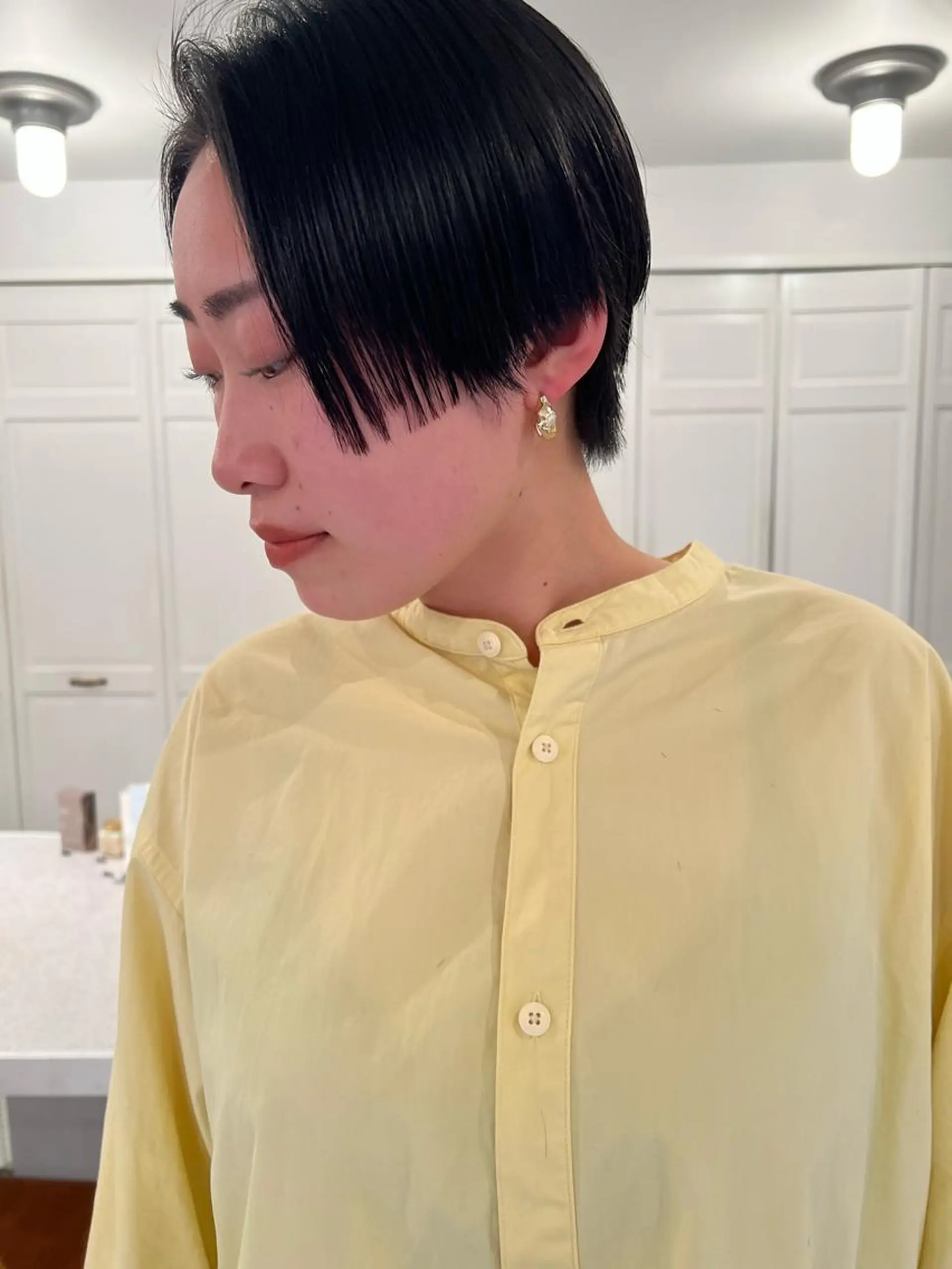 ショート ブリーチカラー🎀 韓国風/寺門美優のヘアスタイル