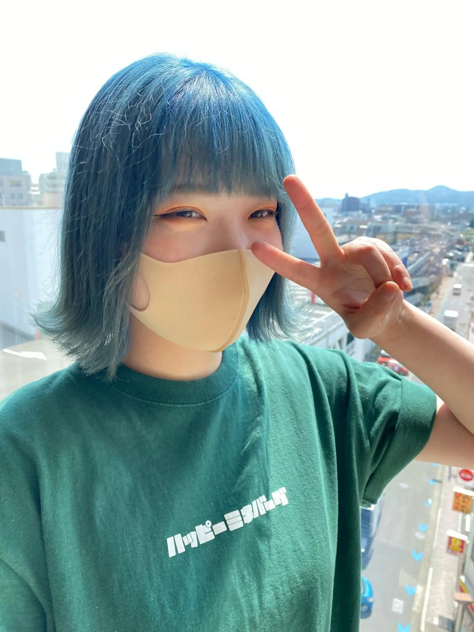 ショート カラー ハイトーン/ウルフ /レイヤー/坂野幸伸のヘアスタイル