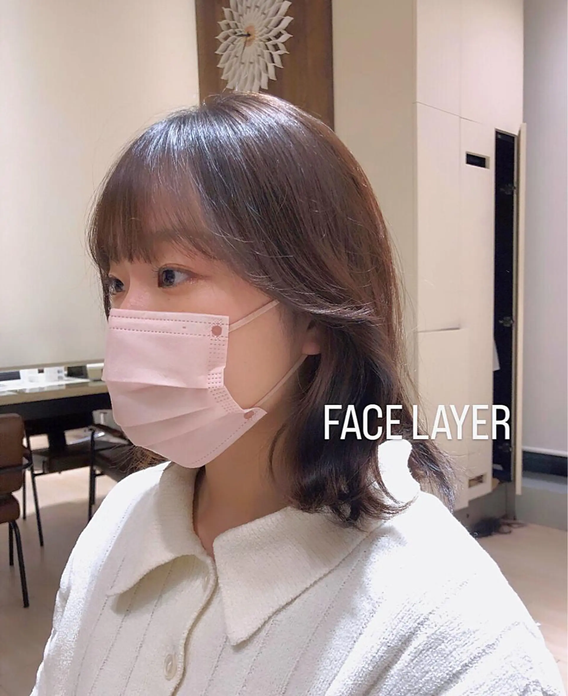 ミディアム ニュアンスパーマ/ フェザーパーマ/平木のヘアスタイル