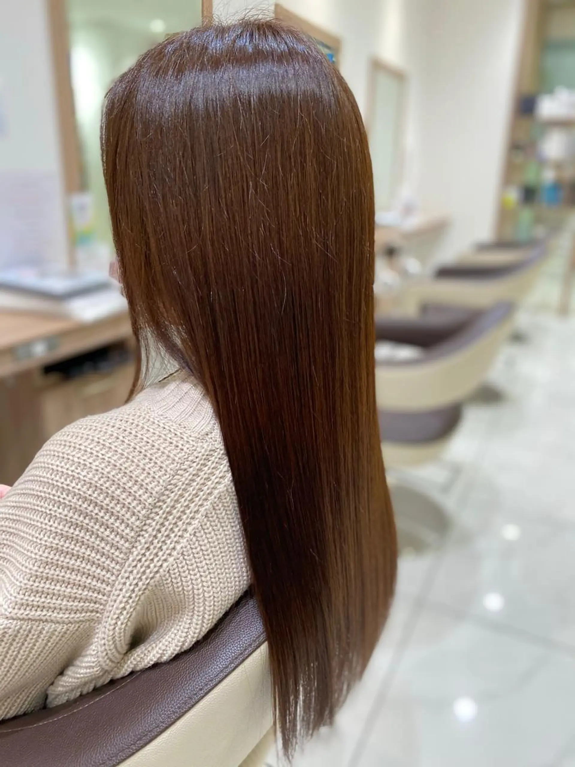 ロング カット トリートメント ✨髪質改善が大好評✨ 美容室lic近藤✨のヘアスタイル