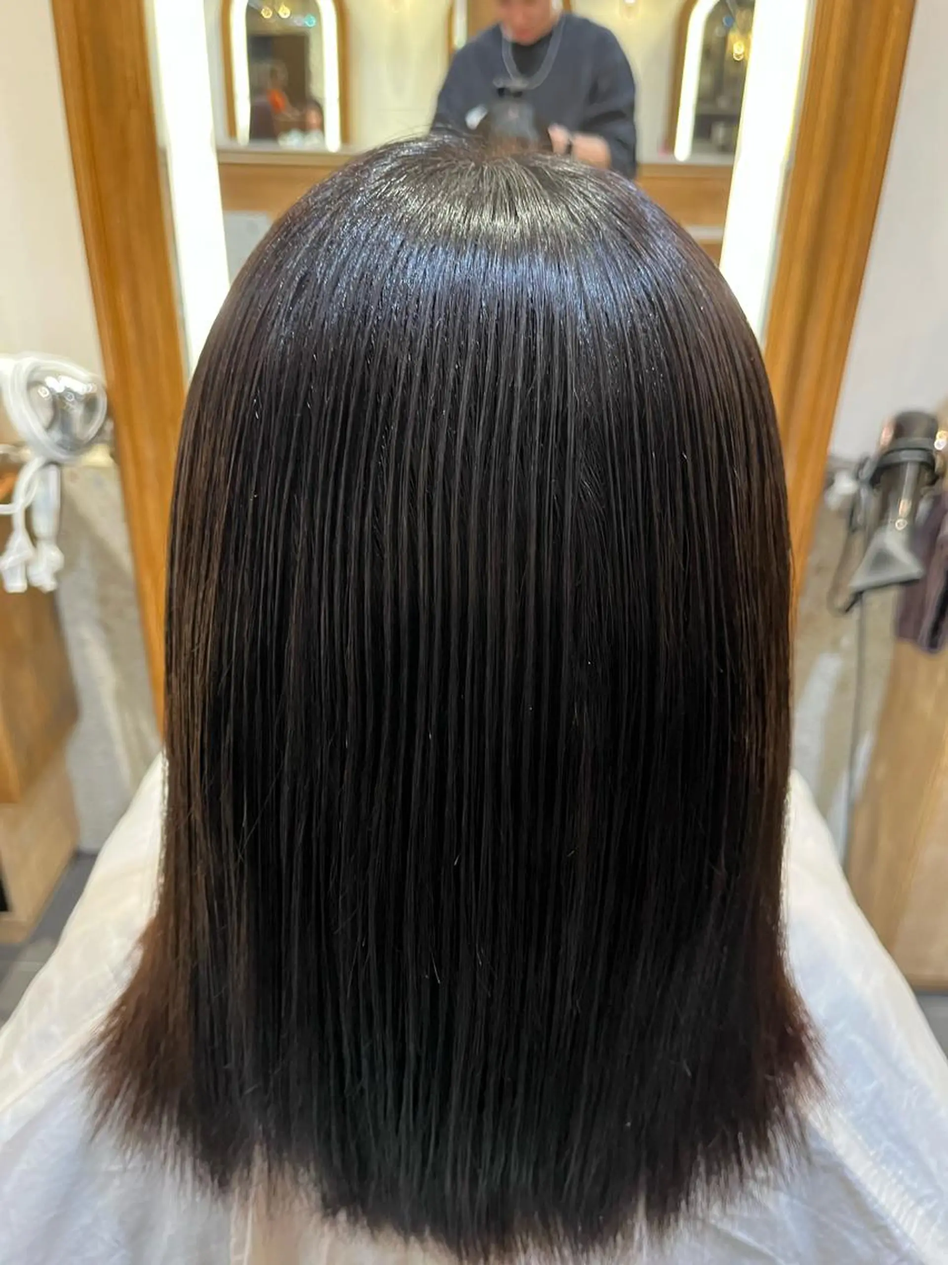 セミロング トリートメント 艶髪/透明感カラー/ METEO/山田凌大のヘアスタイル