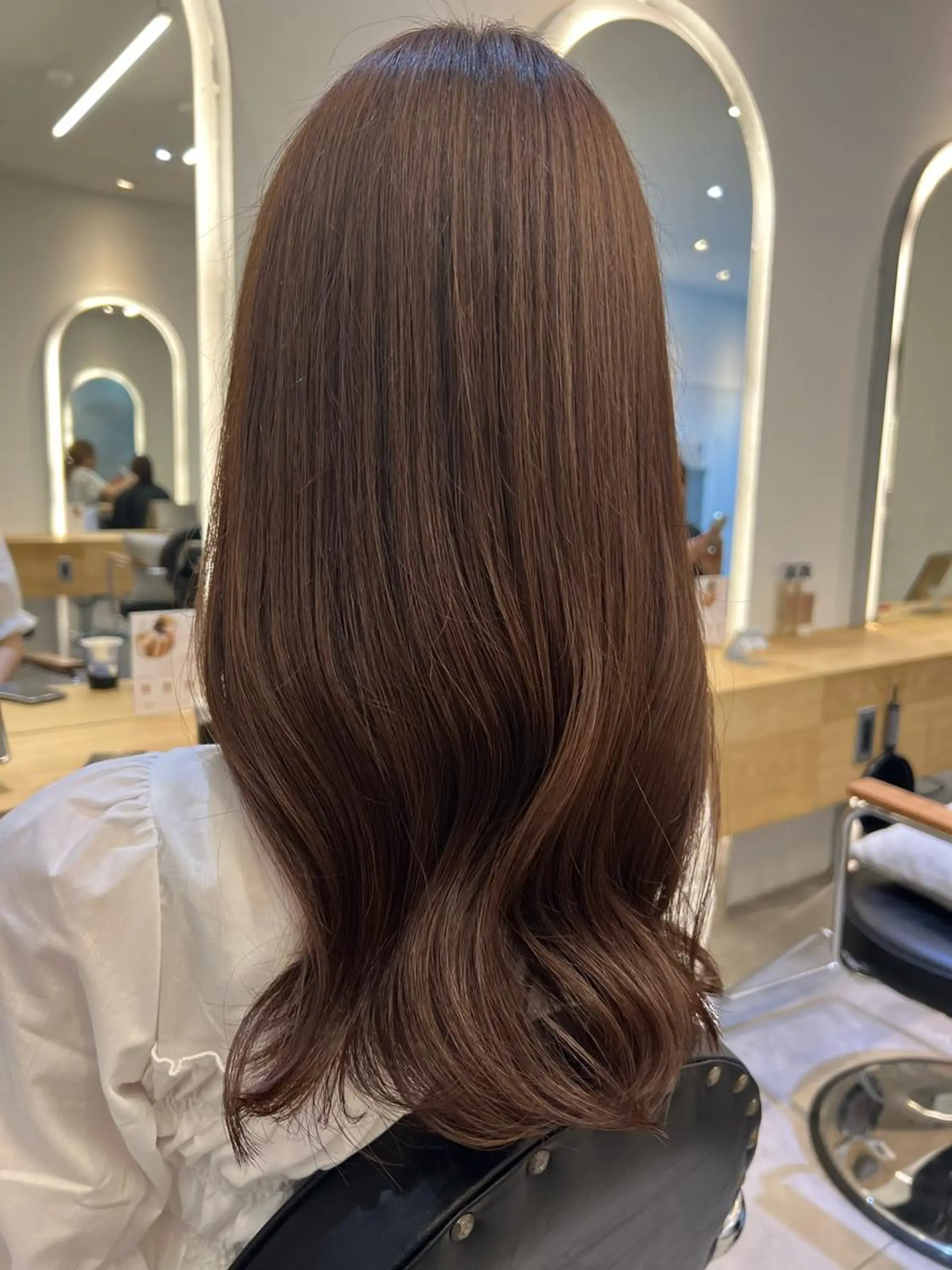 セミロング カット ヘアカラー トリートメント ♡可愛い艶髪特化♡ 艶髪先生のヘアスタイル