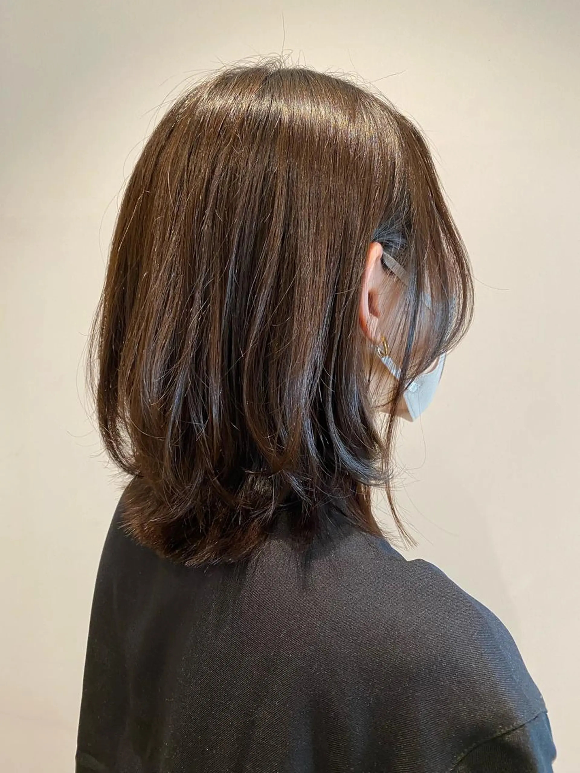 ミディアム カラー 外ハネヘア カット ヘアカラー 艶髪🌿美髪 大塚礼乃【西荻窪】のヘアスタイル