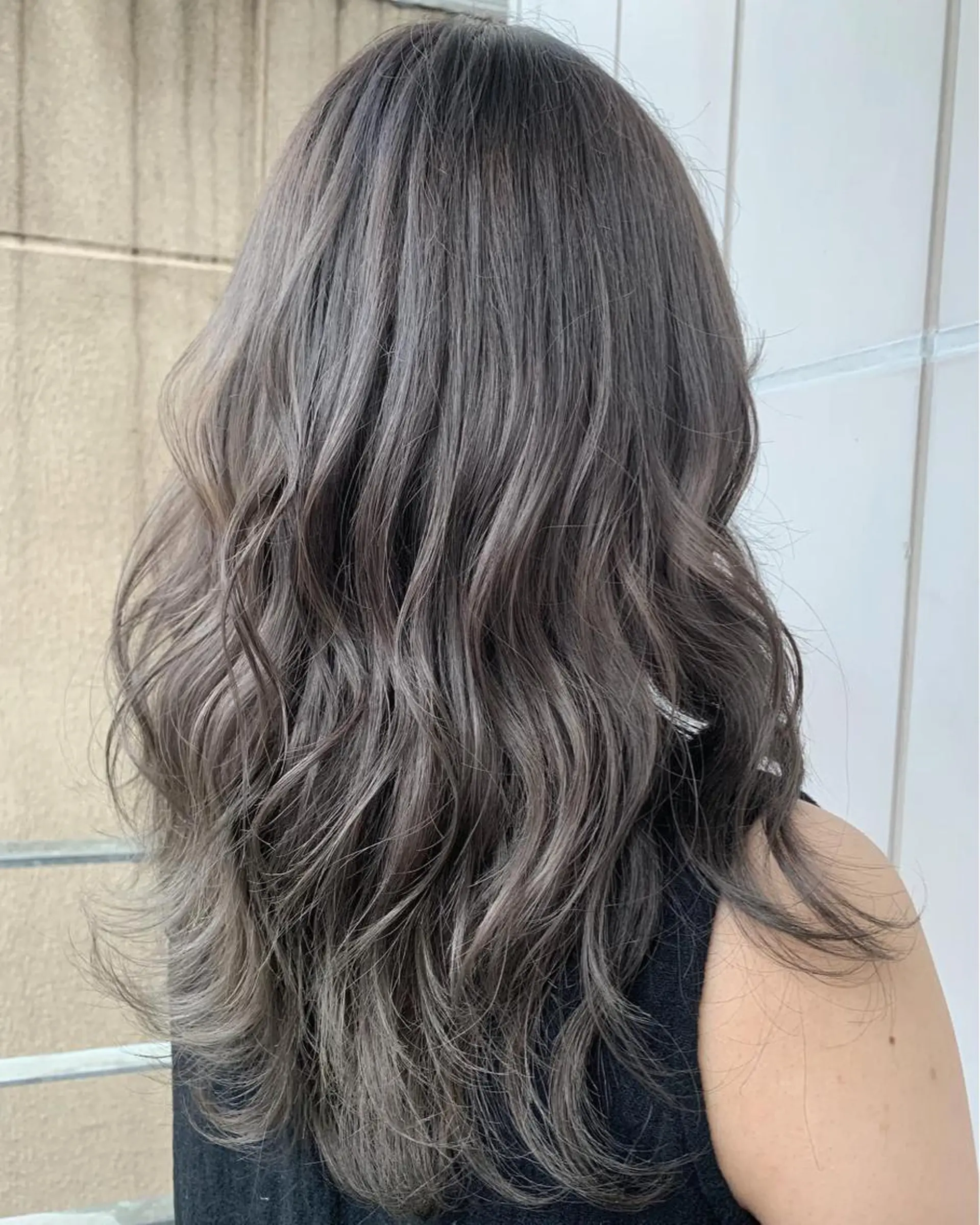 ロング カラー ヘアカラー トリートメント 髪質改善will hairdesignのヘアスタイル