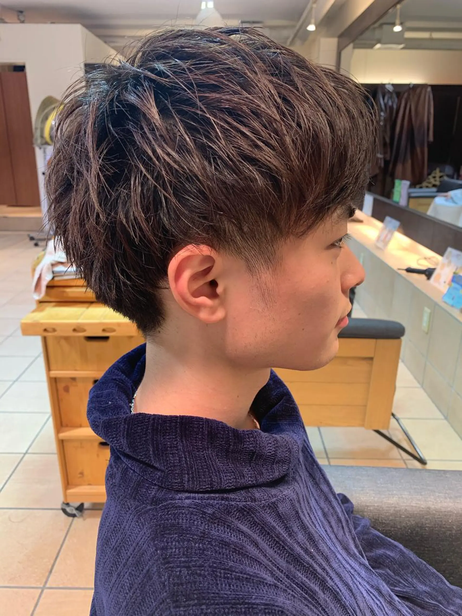 メンズ カット ハイトーンカラー🩵 耳ツボジュエリー👂のその他イメージ