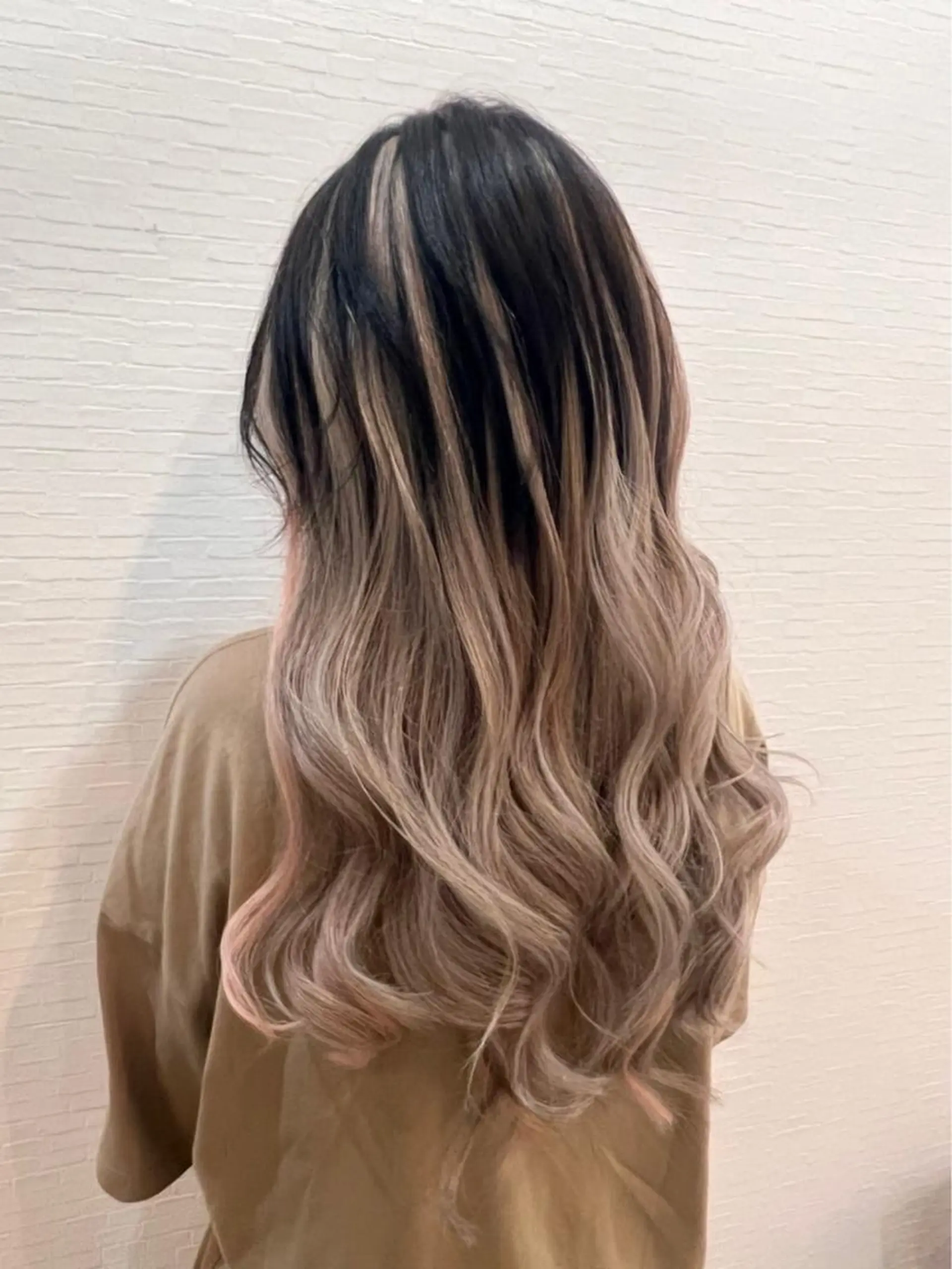 ロング カラー ヘアカラー&縮毛矯正 STAR☆RIVERのヘアスタイル