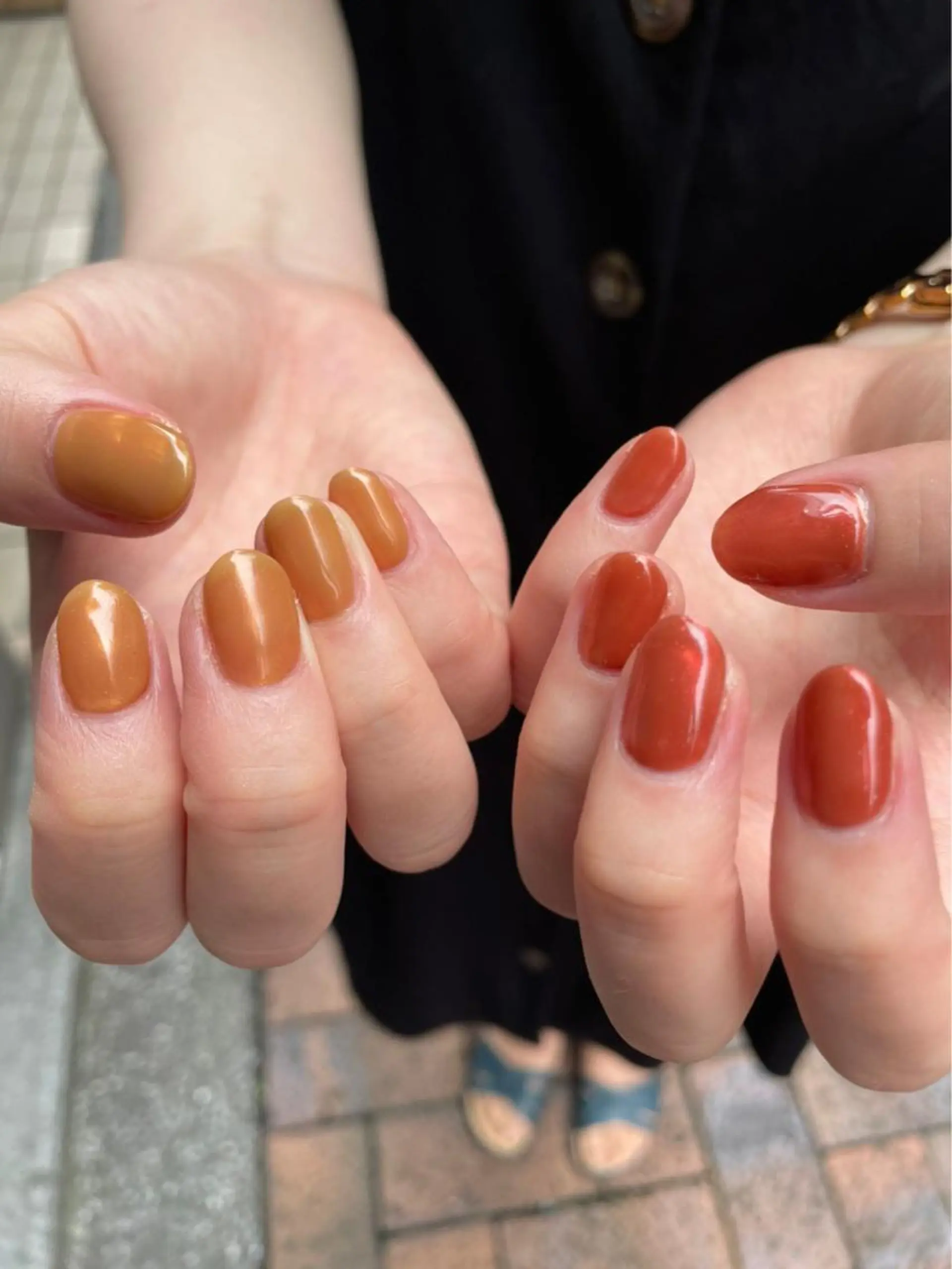 ネイル ジェルネイル ワンカラーネイル パラジェル ハンドネイル ハンドケア カットパーマ 🌀あさみのヘアスタイル