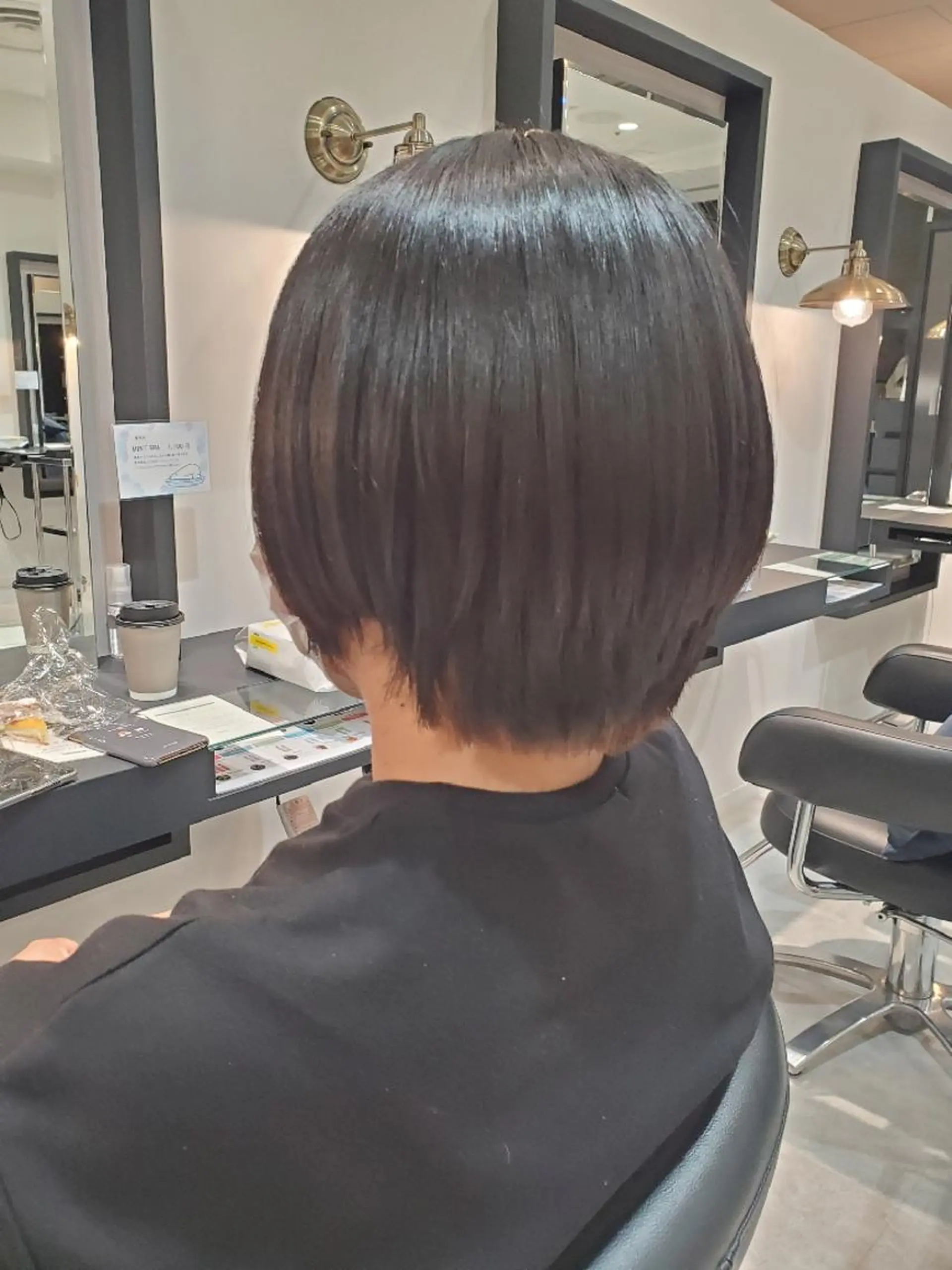 ショート ショートヘア はんだ さきえのヘアスタイル