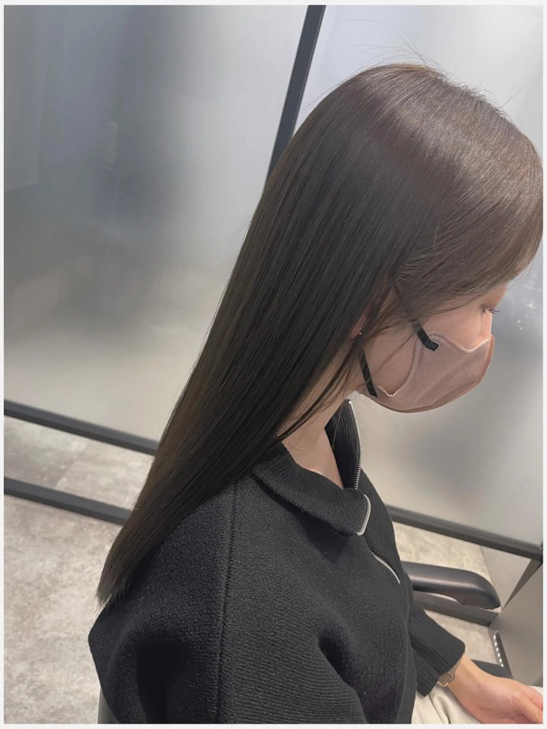 ロング 髪質改善 縮毛矯正 トリートメント answer銀座 店長💐HIDEのヘアスタイル