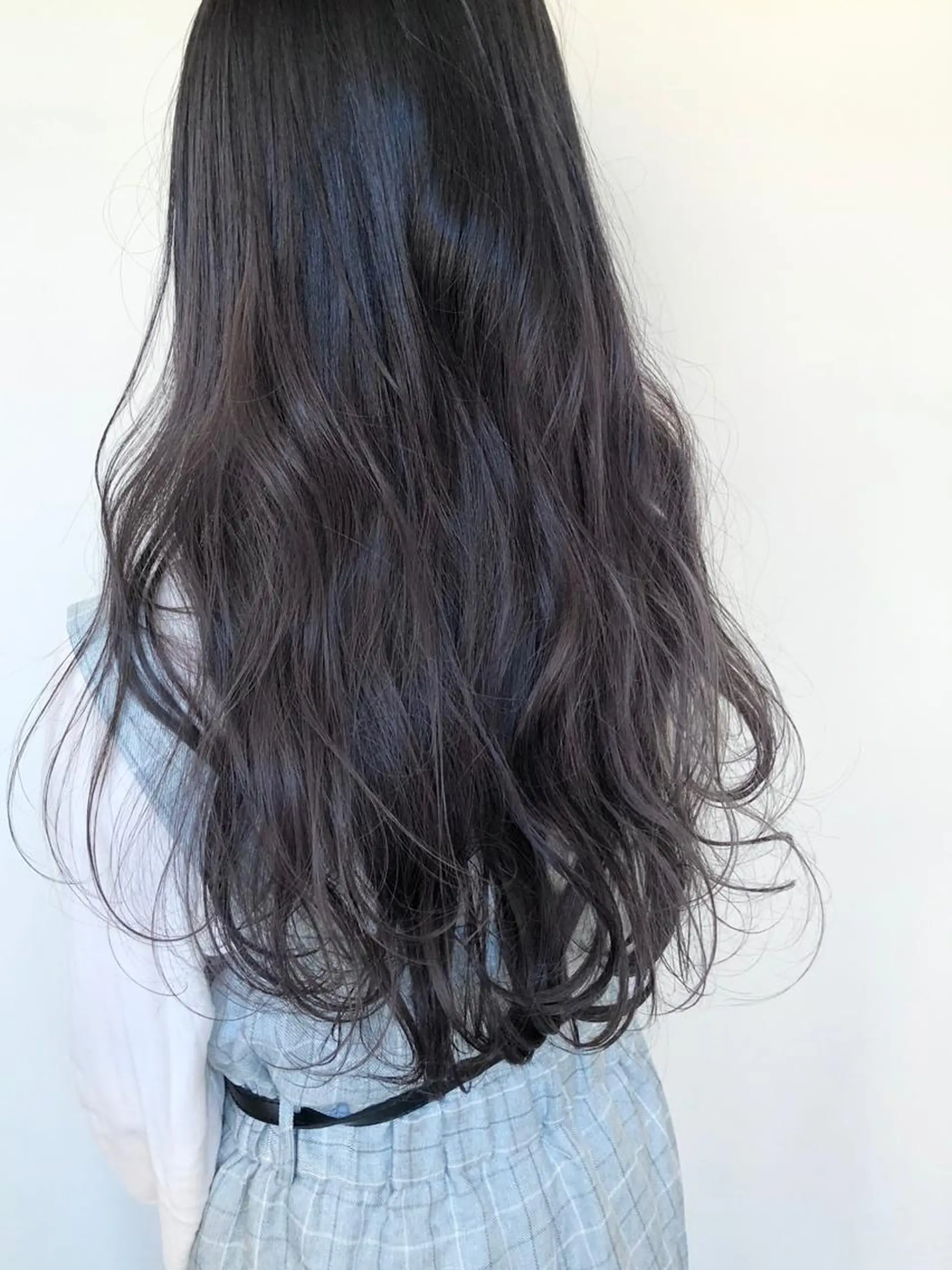 ロング カラー ヘアアレンジ ラベンダーカラー ラベンダーグレー 似合わせ専門美容師 なかじまのヘアスタイル