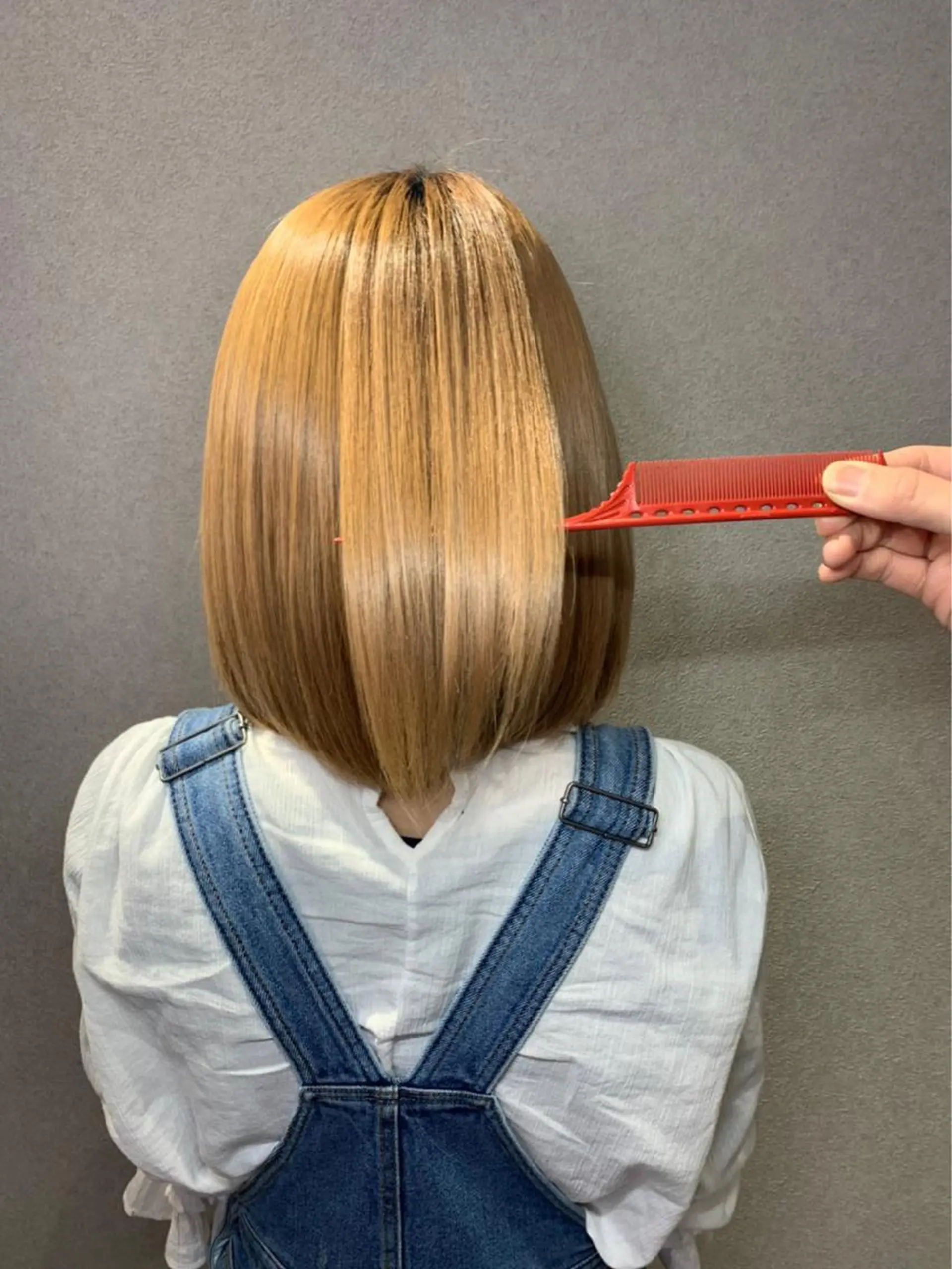 ミディアム カラー パーマ ヘアアレンジ ブリーチ ケアブリーチ 透明感カラー ダブルカラー ハイライトカラー トリートメント ヨシムラ リオのヘアスタイル