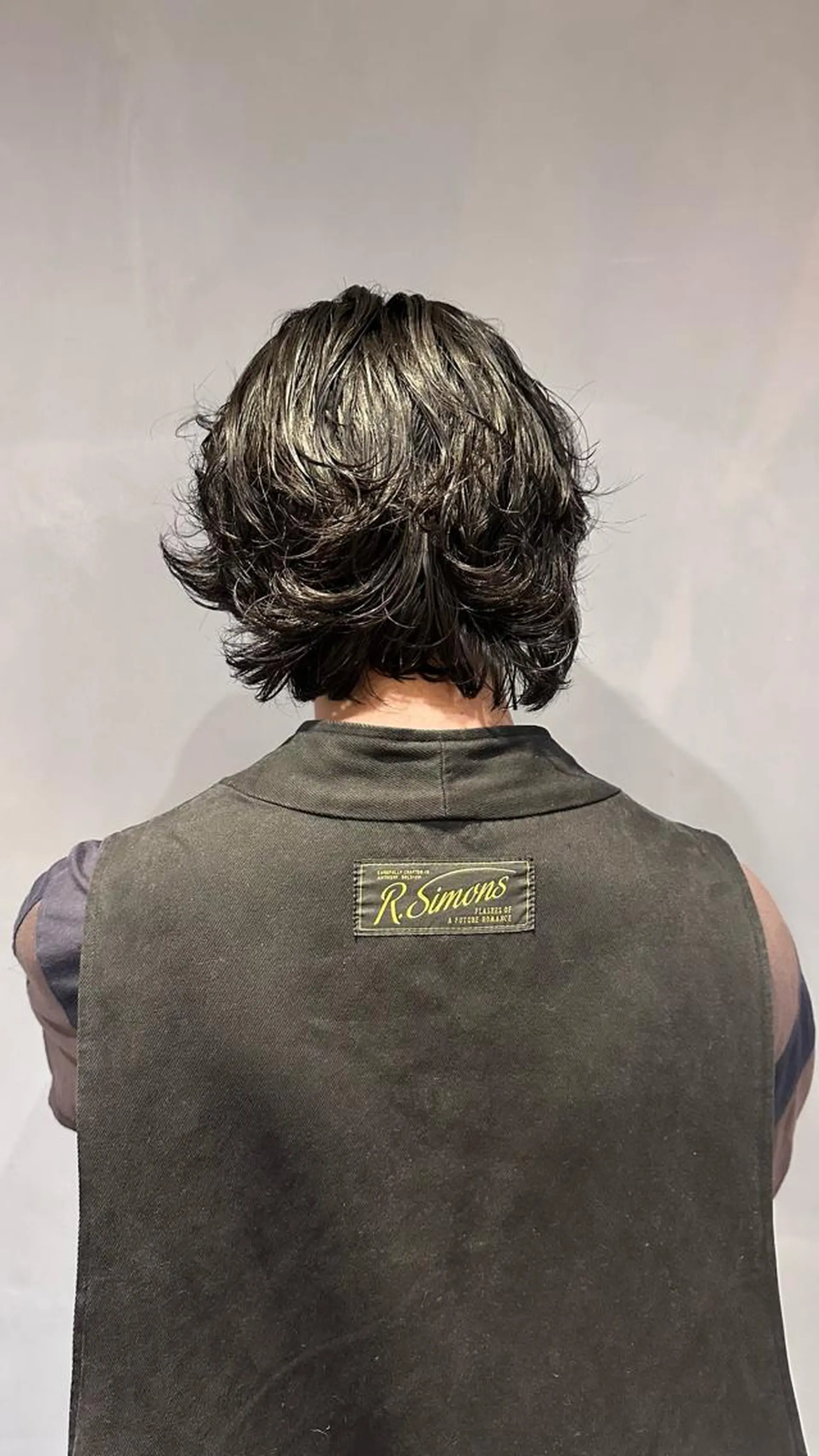 パーマ メンズ 美髪・シールエクステ ホソタニリョウコのヘアスタイル