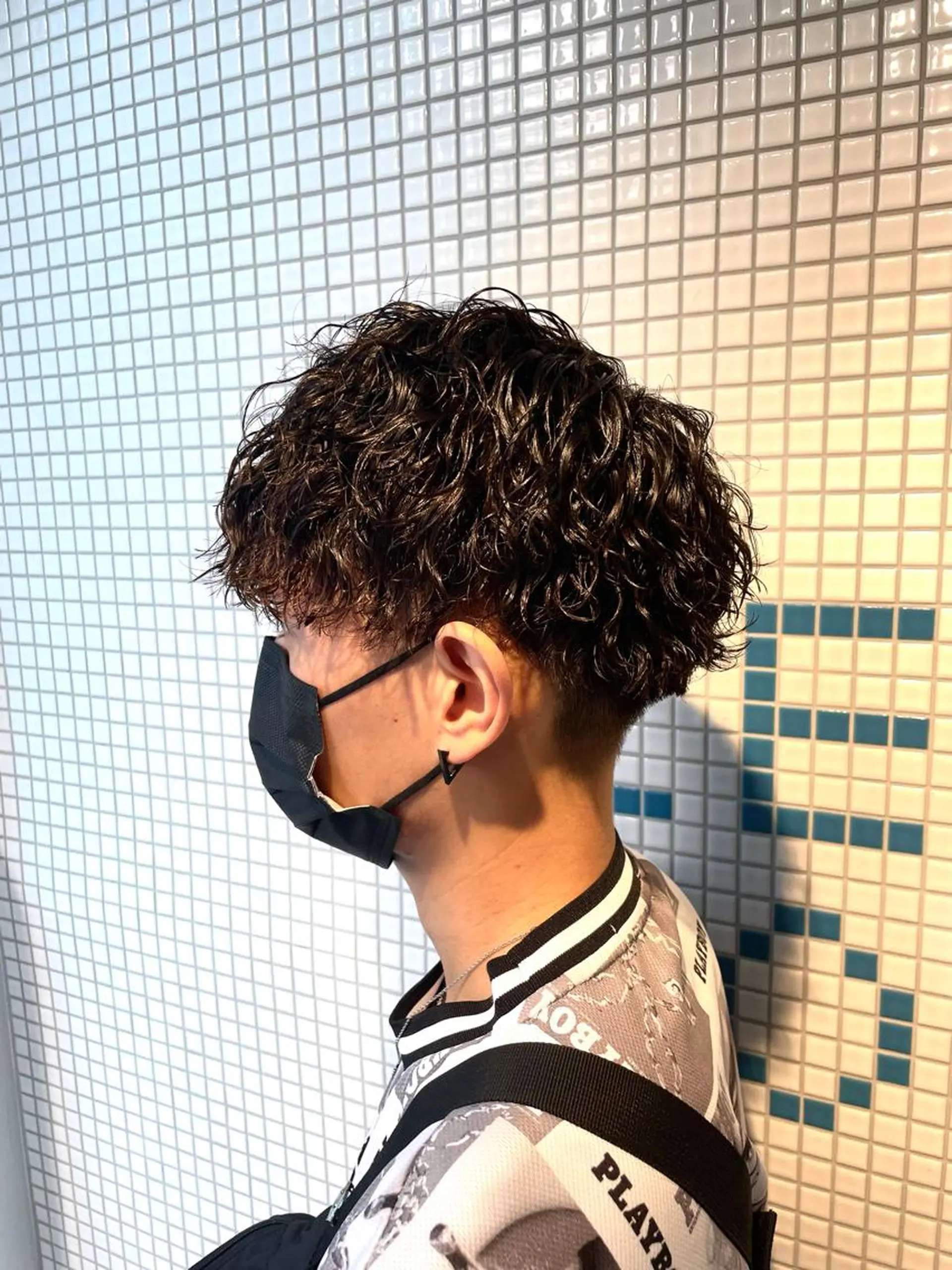 ショート カラー パーマ メンズ 🔥メンズカラー🔥 セヤシュウヘイのヘアスタイル