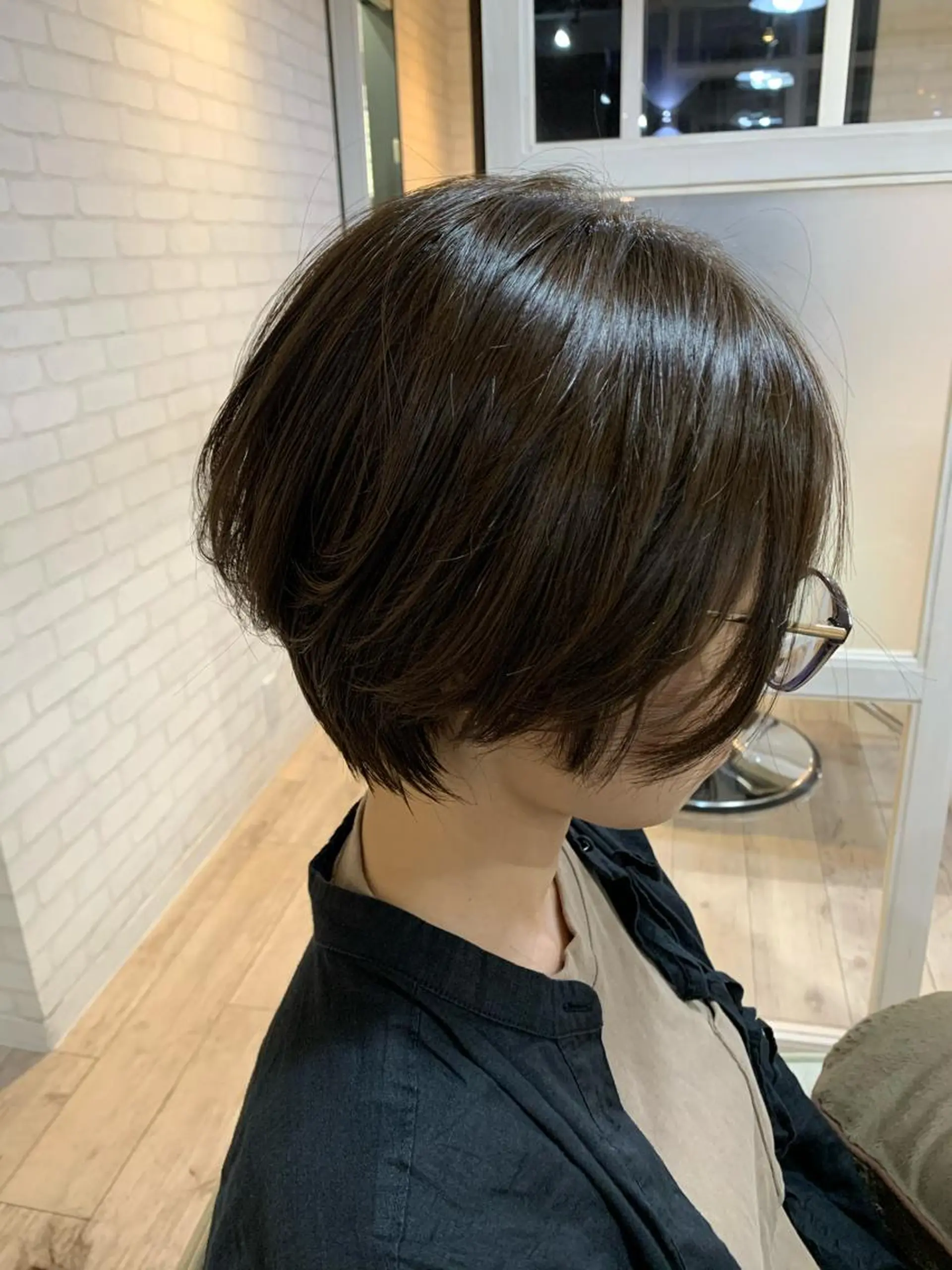 ショート カラー ショートボブ イルミナカラー ボブ ショートヘア 🏆蔵前個室 美容院🏆 大川月央のヘアスタイル