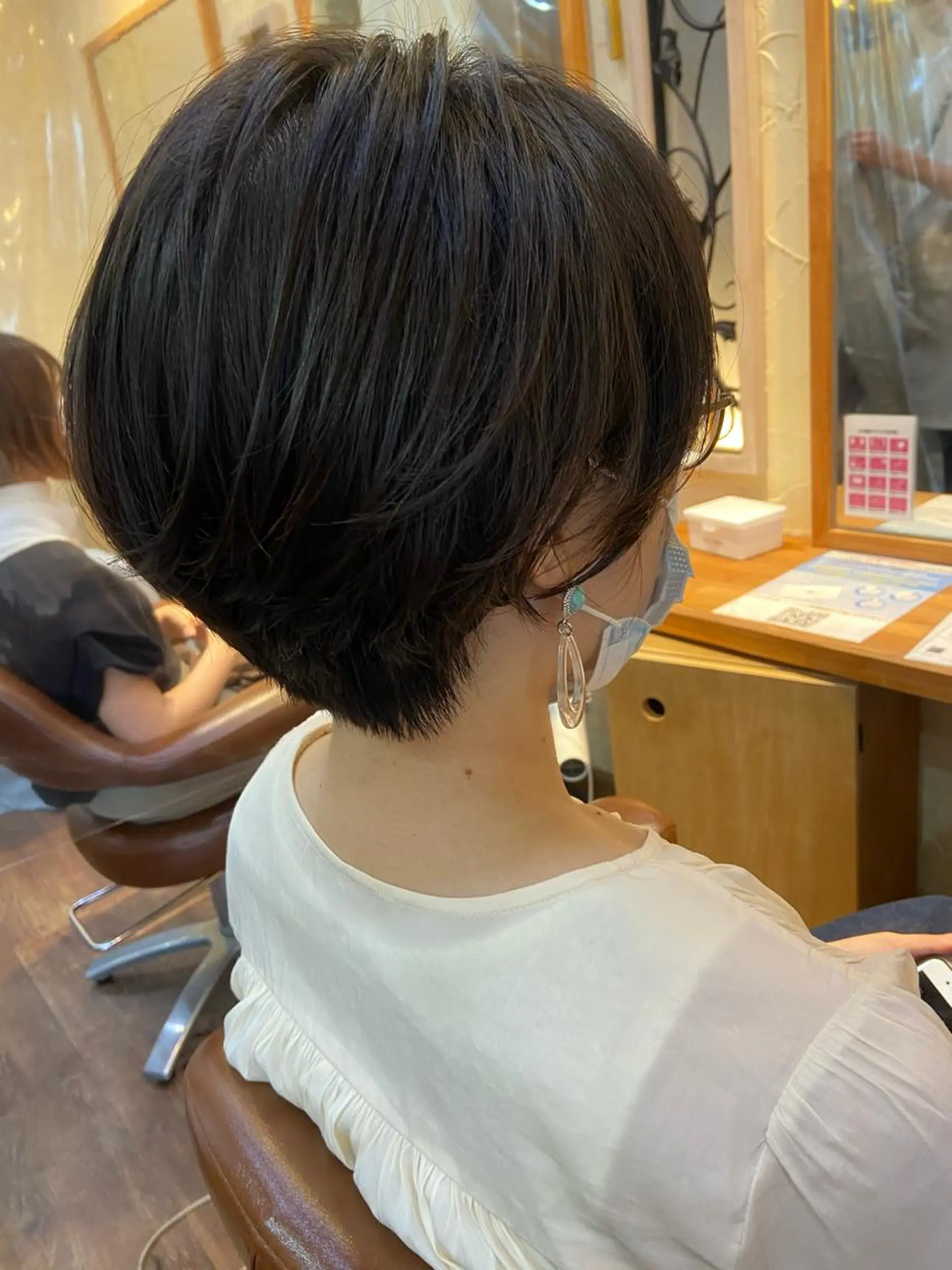 ショート カラー 鎌田 祥江のヘアスタイル