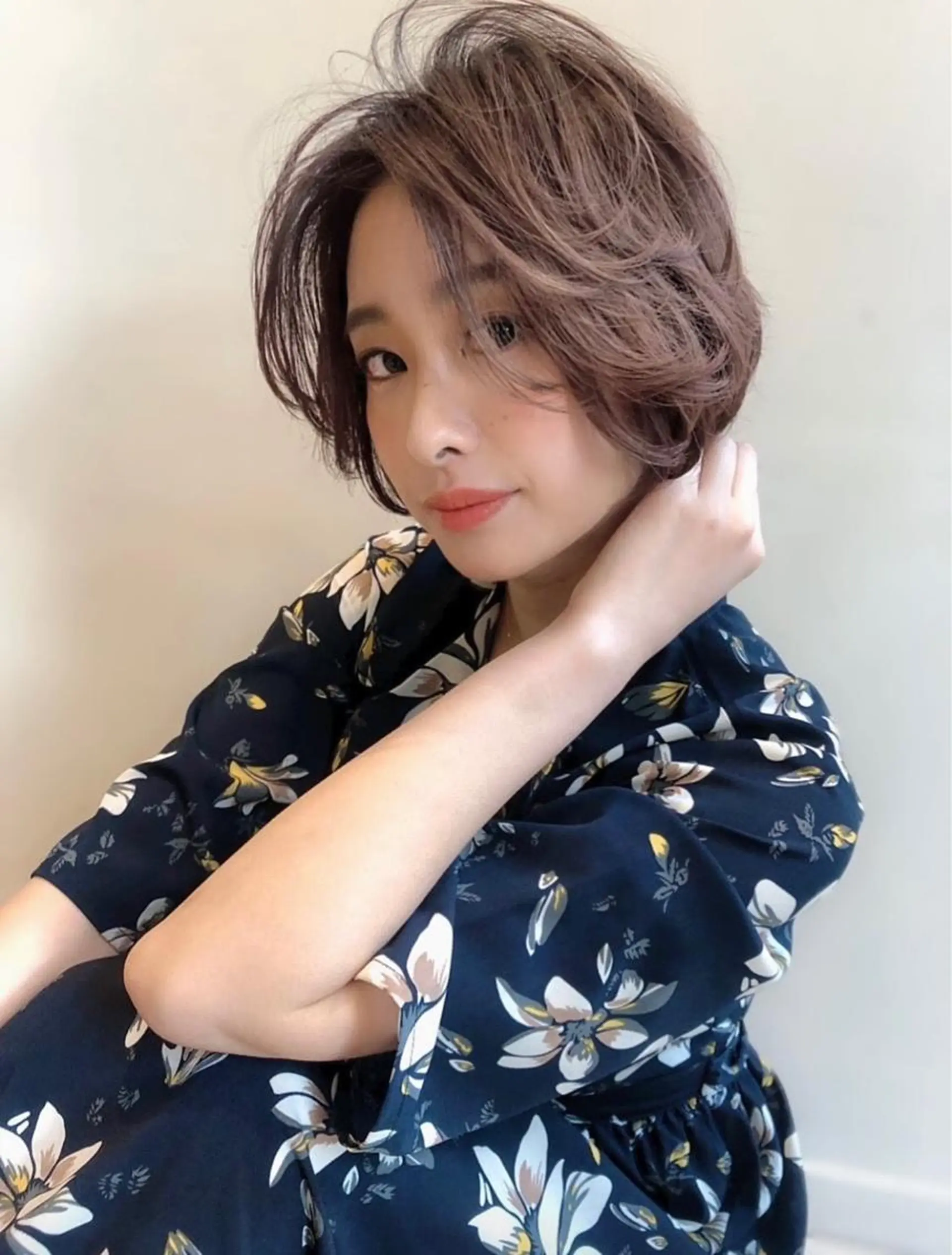ショート カラー パーマ HEADS ex市川 ママ美容師ARISAのヘアスタイル