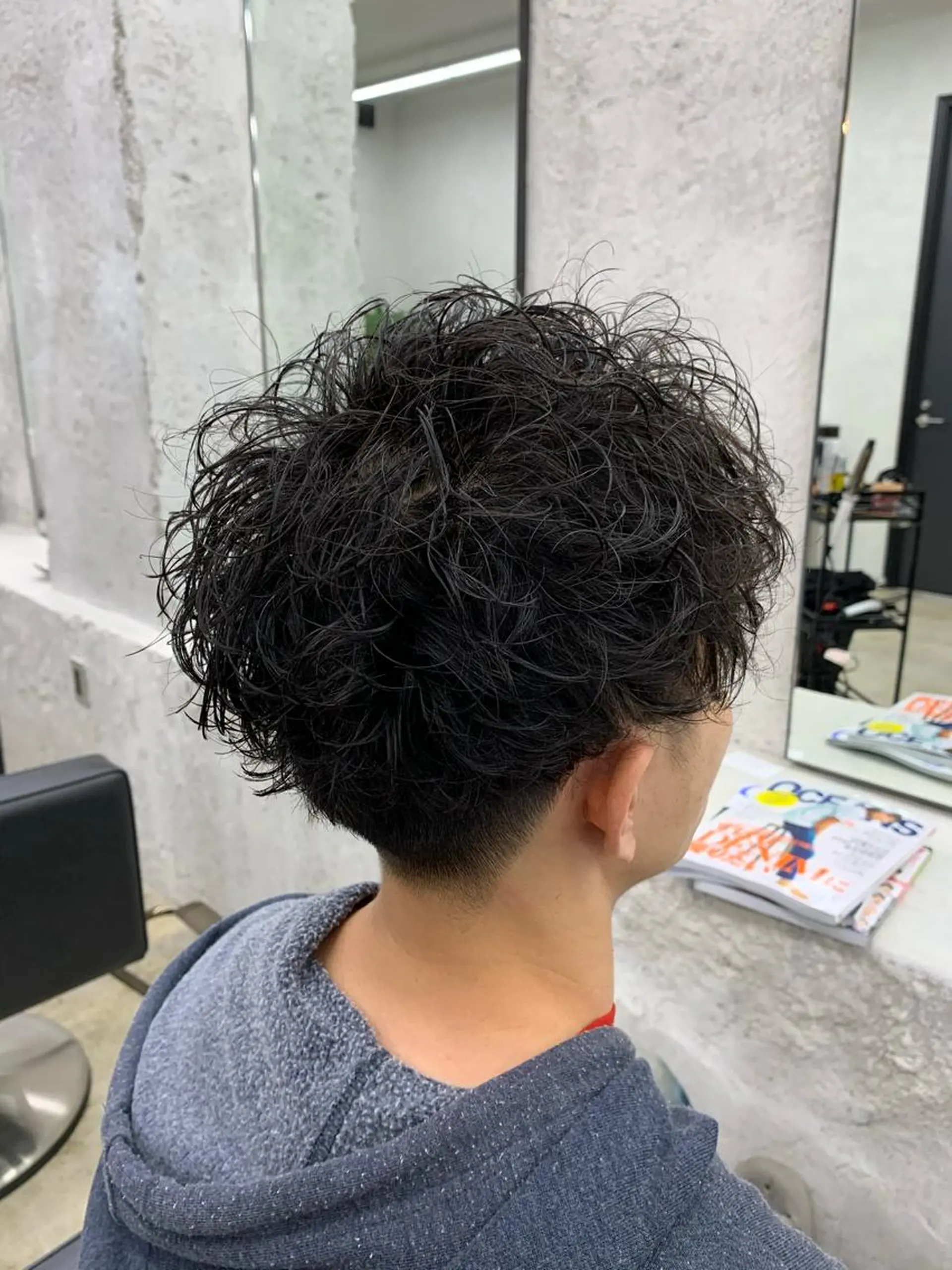 パーマ メンズ レイヤーカット TAIKIのヘアスタイル