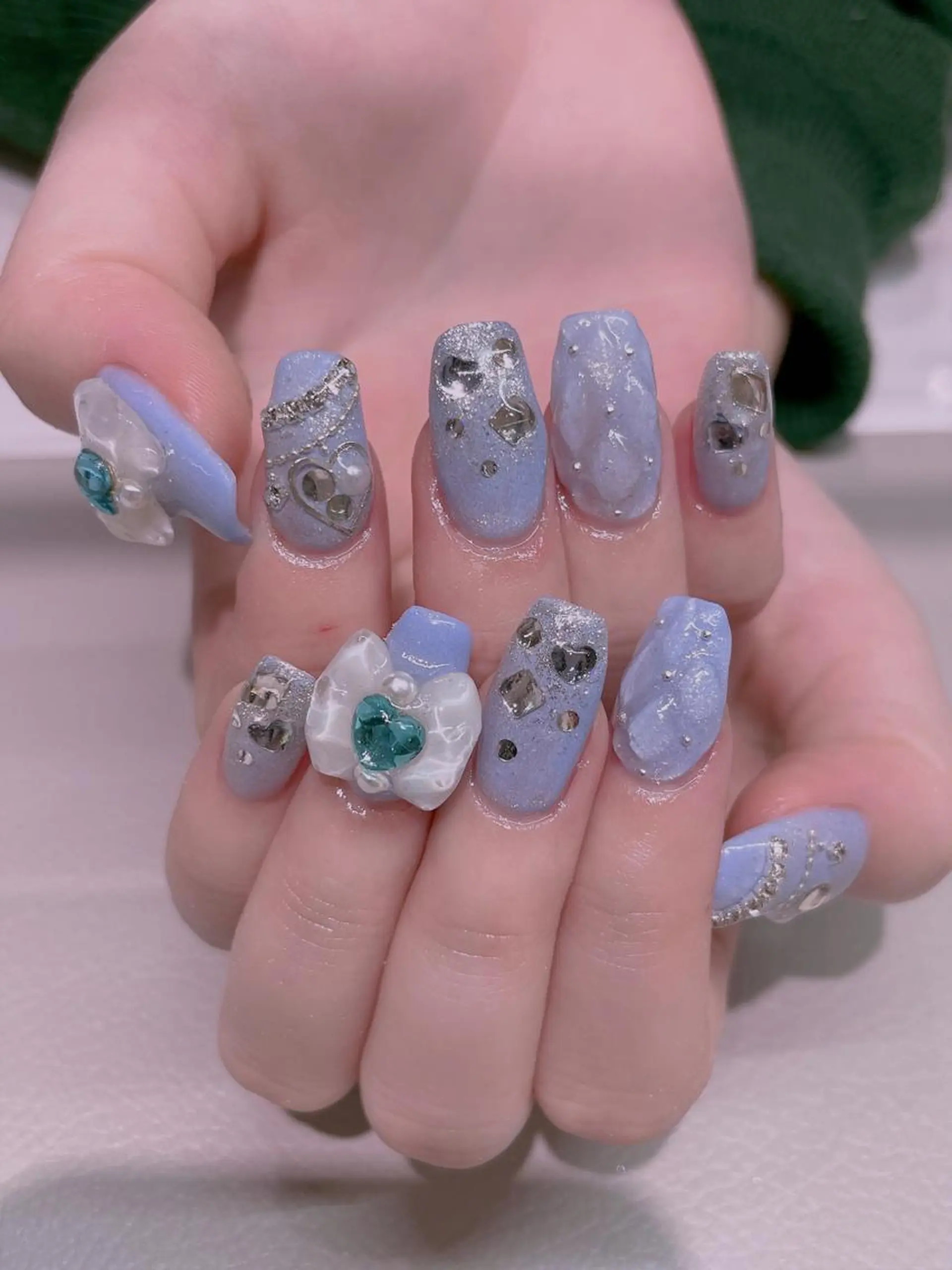 ネイル リボン 美爪パラジェル導入店 Sunnilyのネイルデザイン