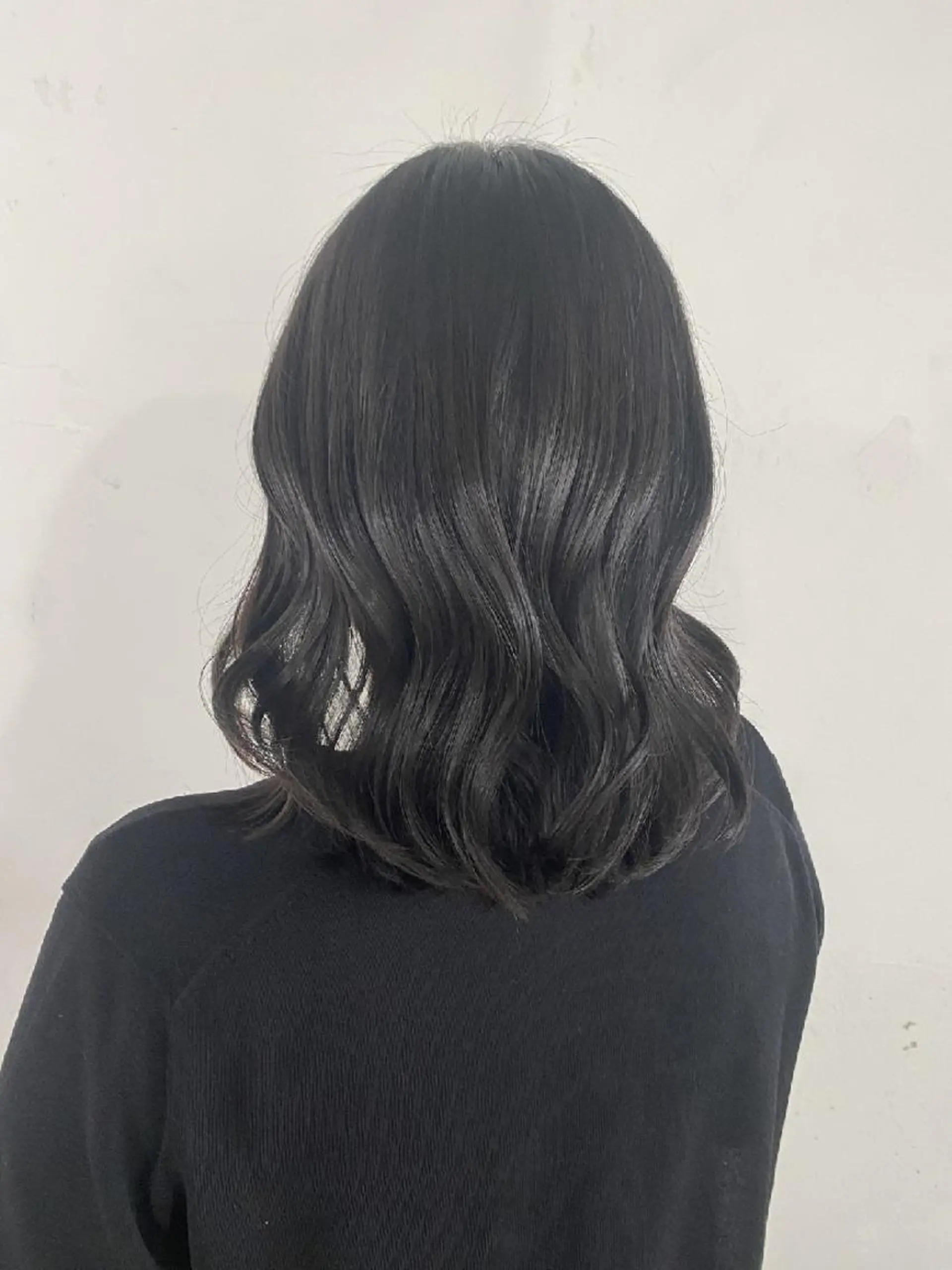 セミロング カラー カット ヘアカラー トリートメント AnFye une qatllのヘアスタイル