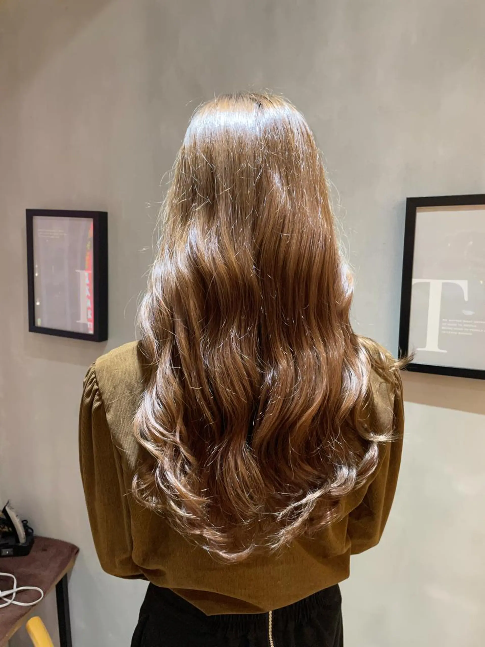 ロング 複雑履歴に対応ブリー チ無しダブルカラーのヘアスタイル