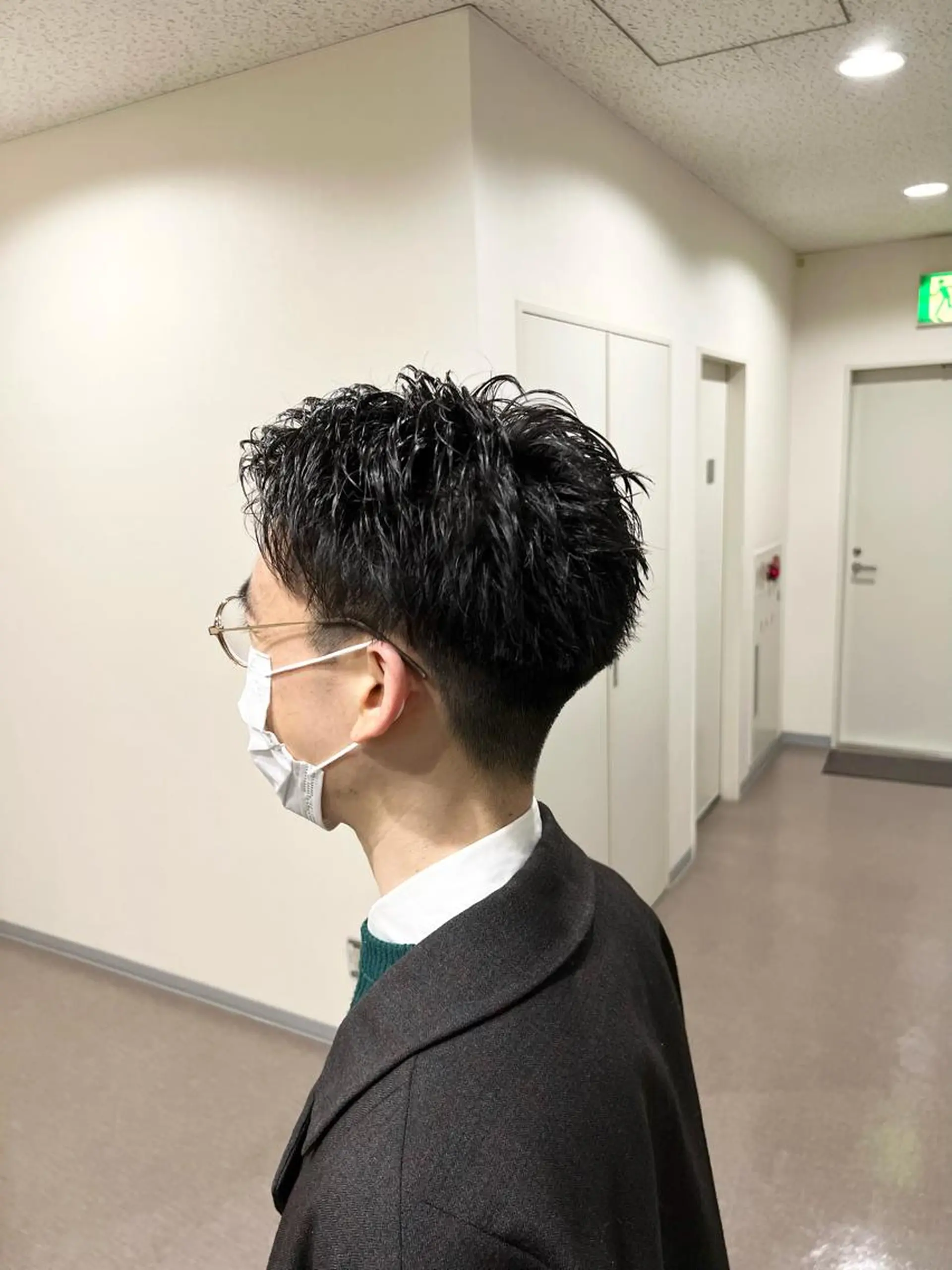 ショート メンズ カット メンズパーマ/ メンズ特化/寺阪拓真のヘアスタイル