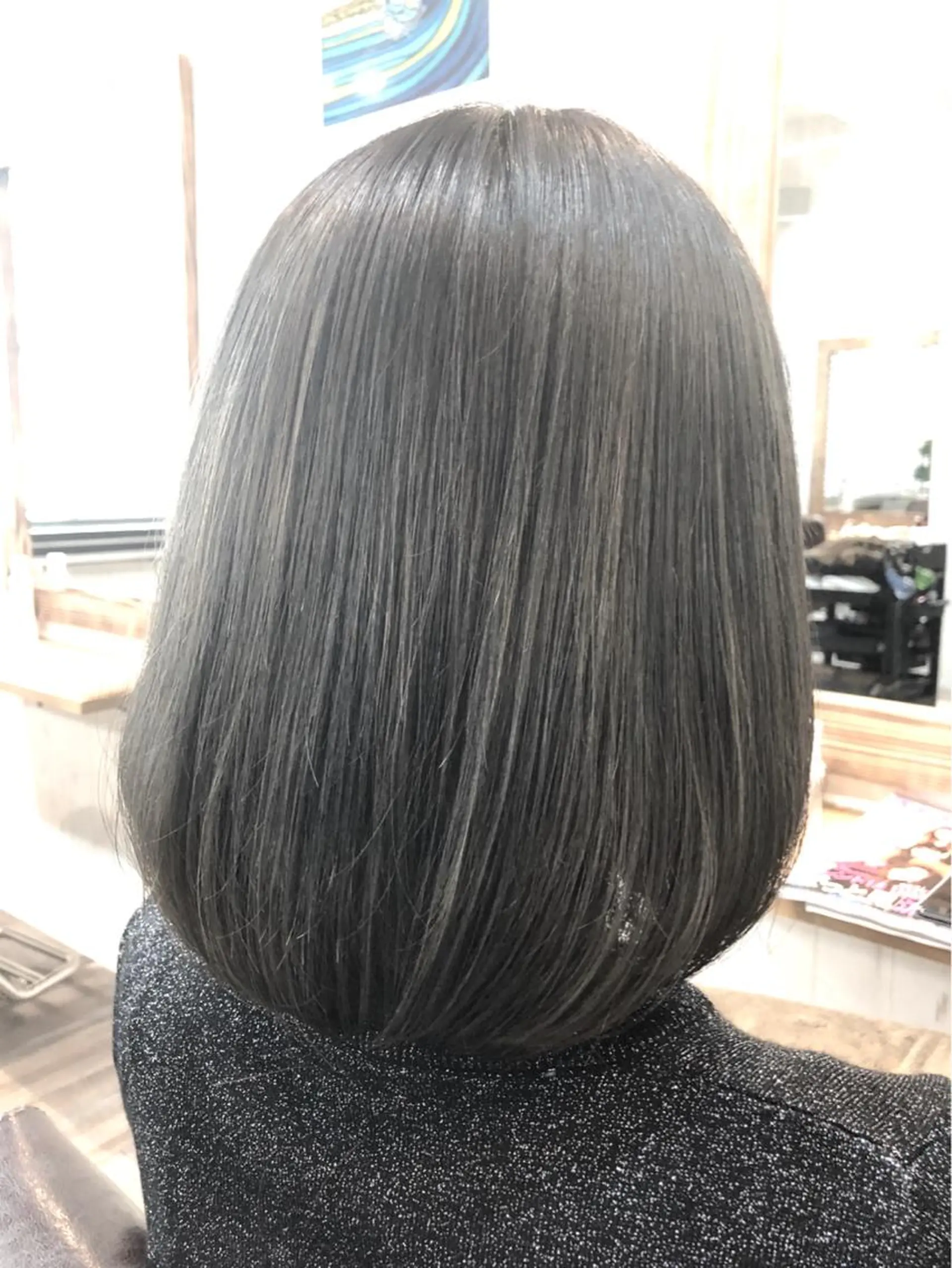 ミディアム カット 縮毛矯正 トリートメント オーナー☆小堤 翔太☆のヘアスタイル