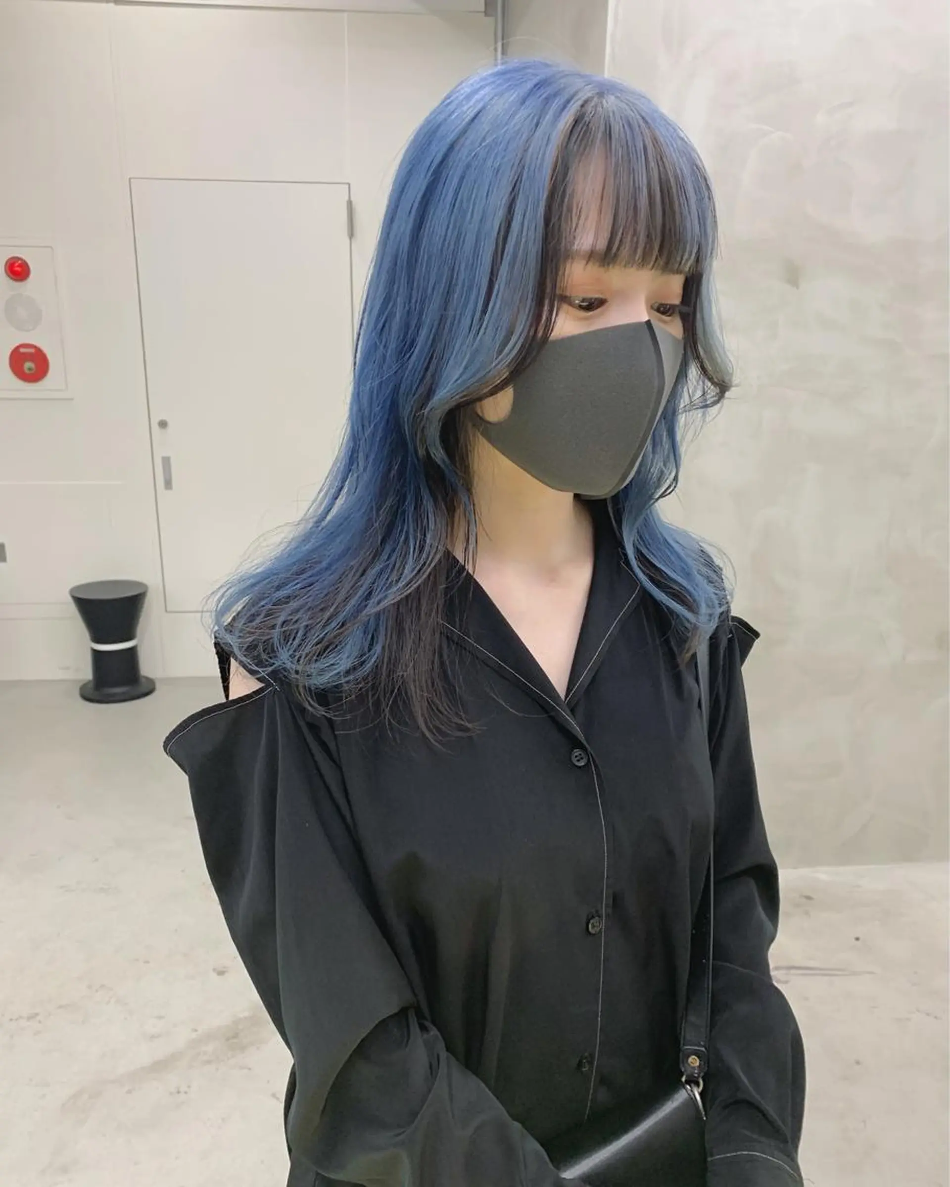 セミロング カラー suu所属・🐝 hachi🐝のヘアスタイル