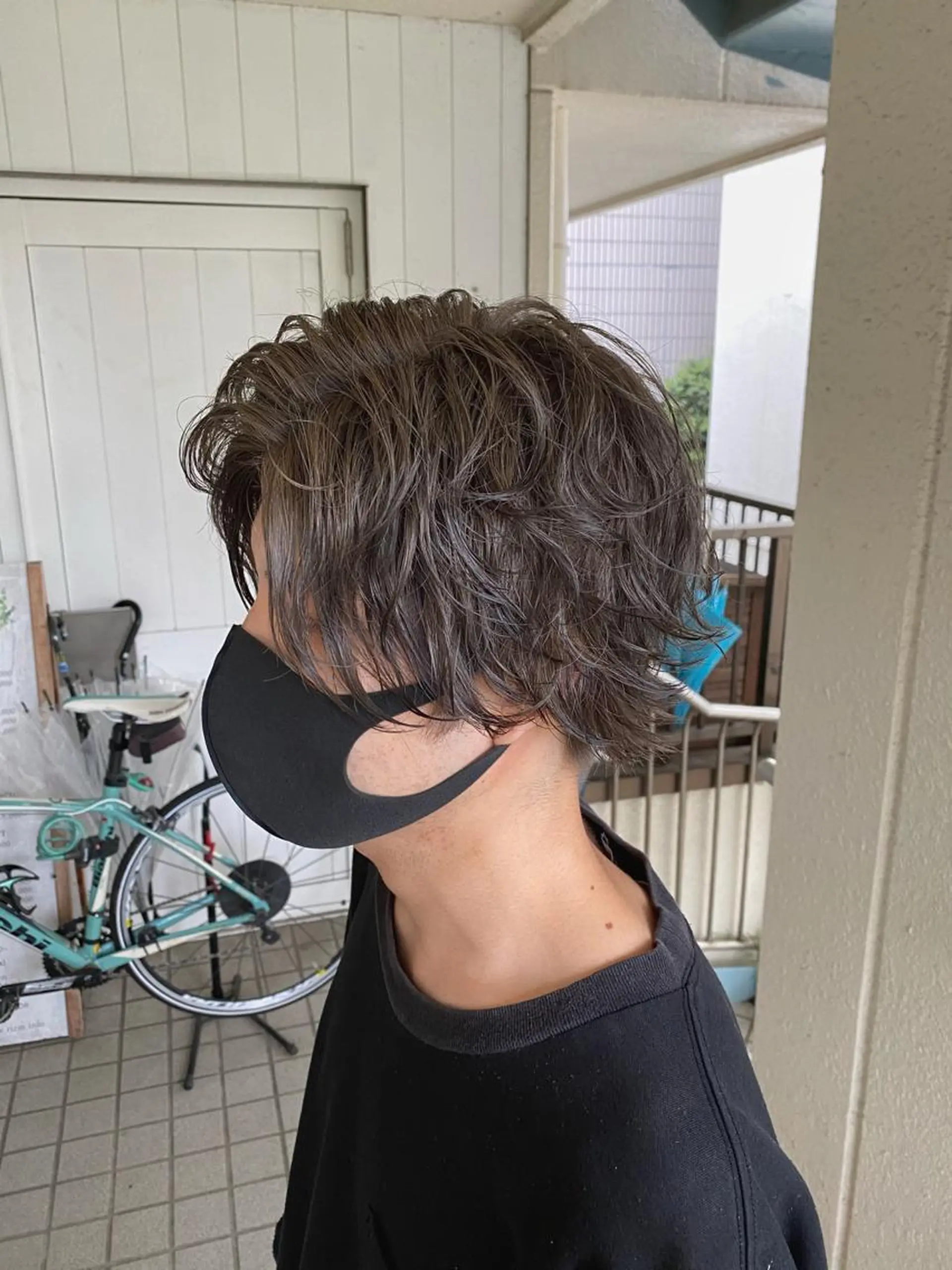 ショート メンズ nailist mana𖤐´-のネイルデザイン