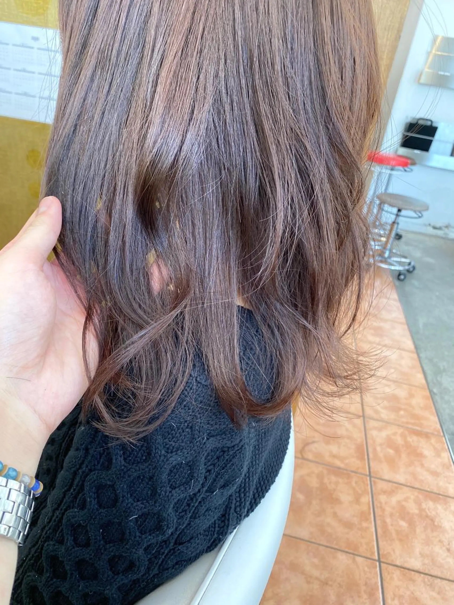セミロング カラー ✨髪質改善専門店✨ QOLU✨のヘアスタイル